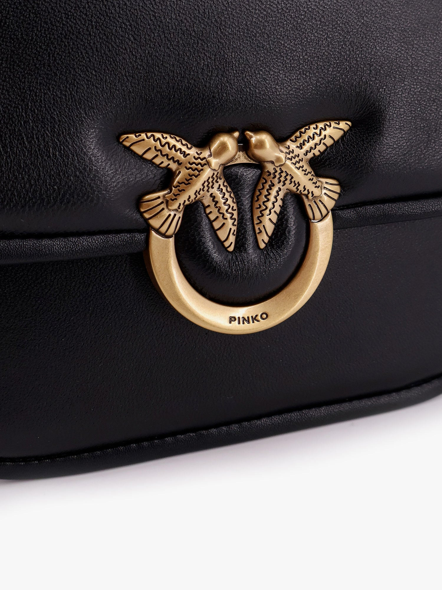 Pinko Love Box Leather Crossbody Bag - 5