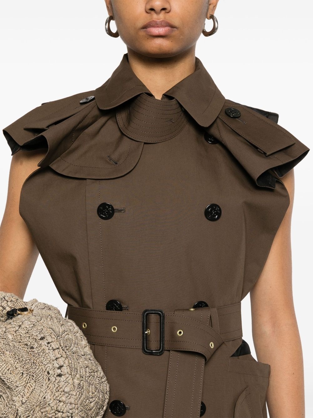 trench midi dress - 5