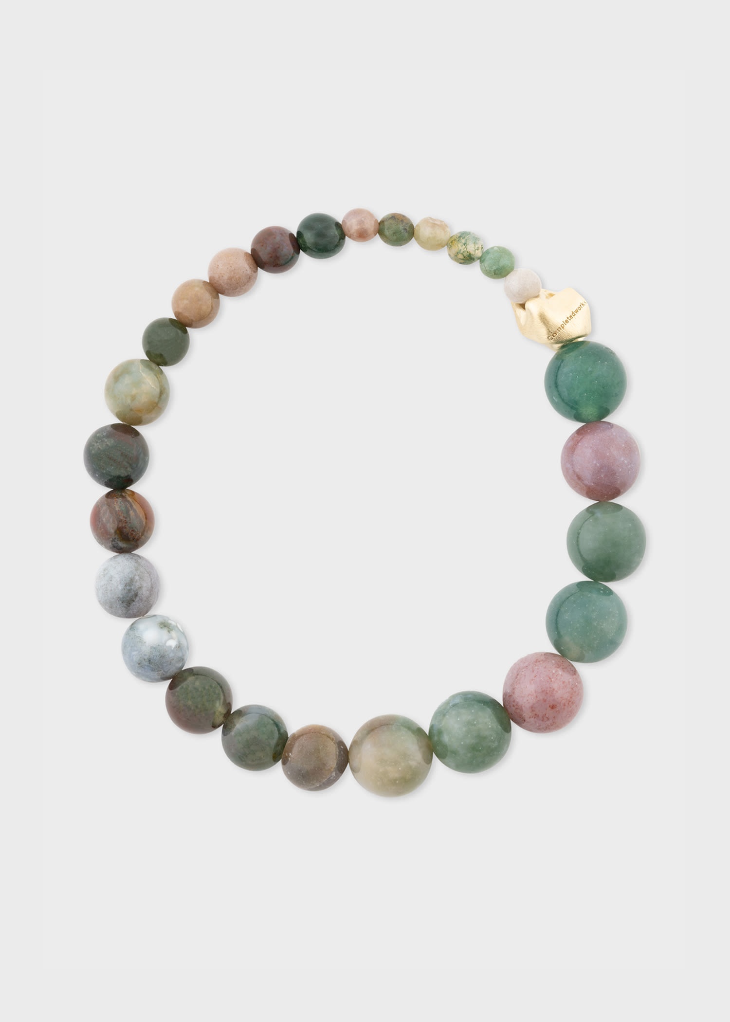 Fancy Jasper Beaded Bracelet by Completedworks - 1