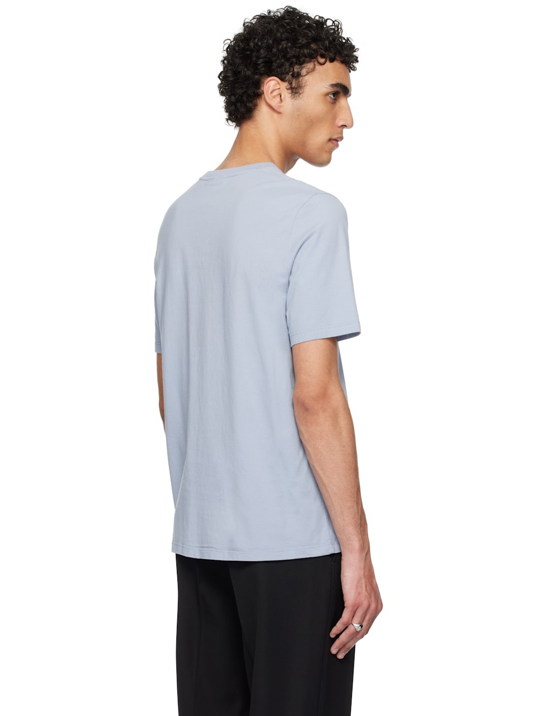 Blue Chillax Fox Patch Regular T-shirt - 3