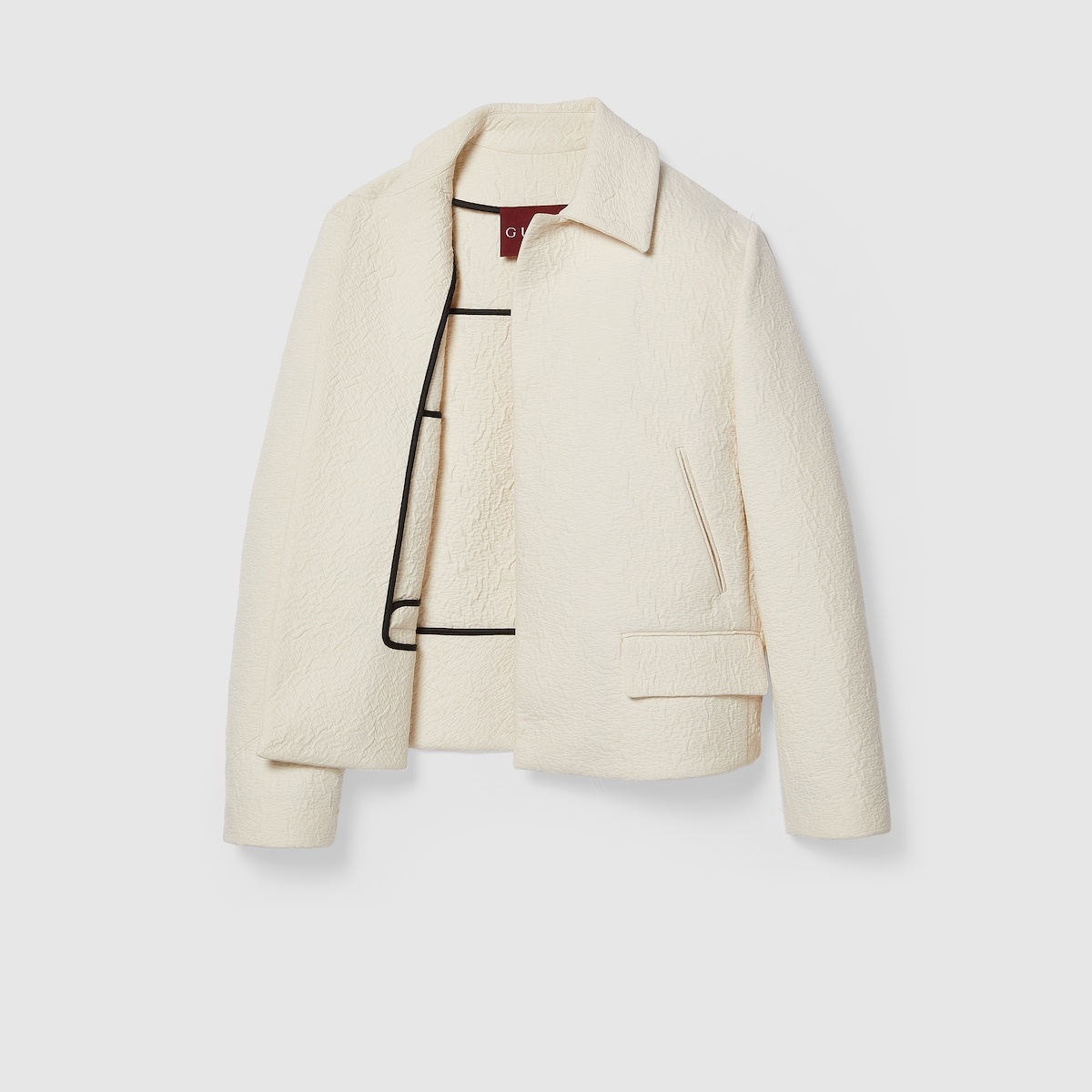 Textured cotton jacket - 9