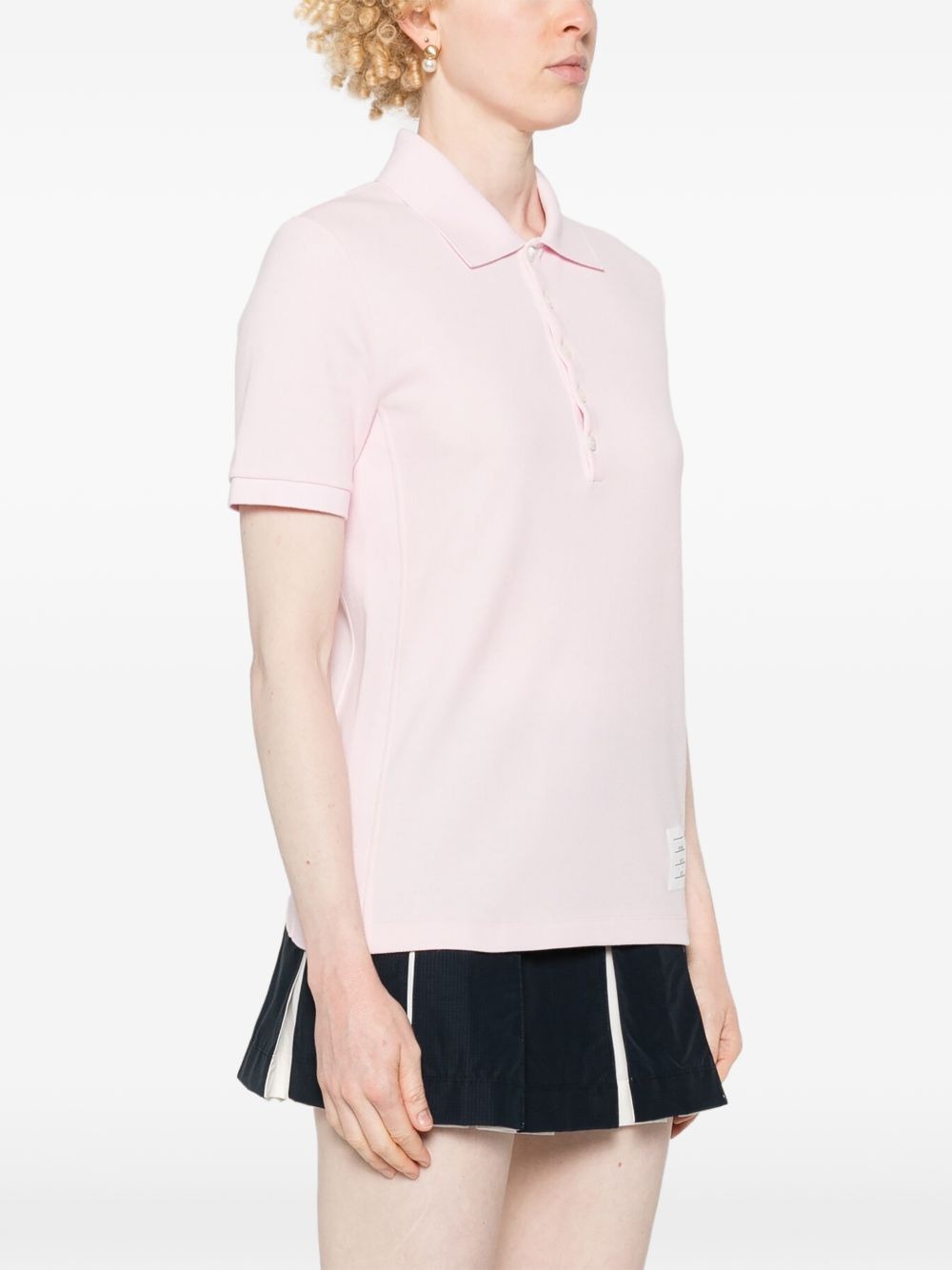 logo-patch piqué polo top - 3
