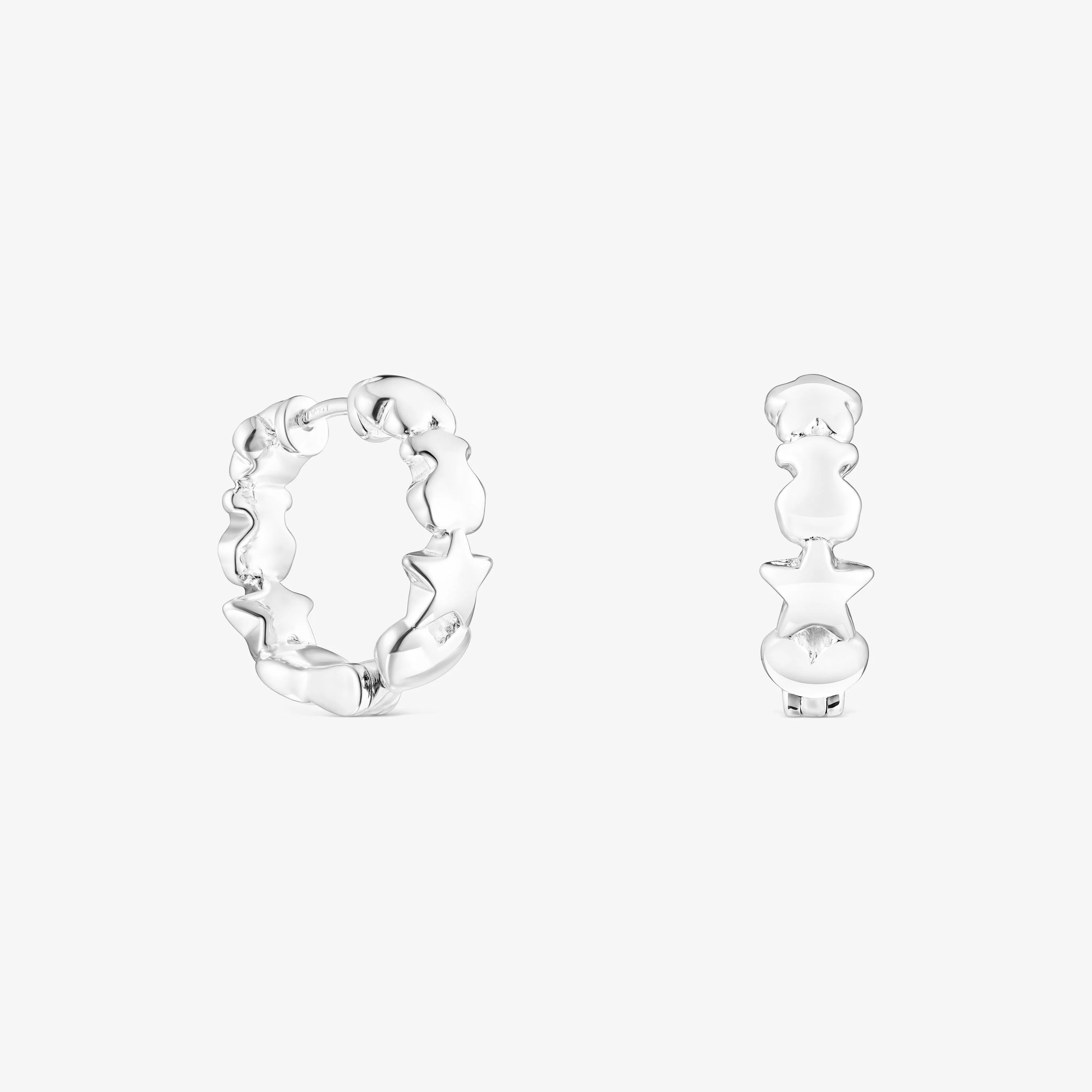 Silver Mini Icons Earrings - 1