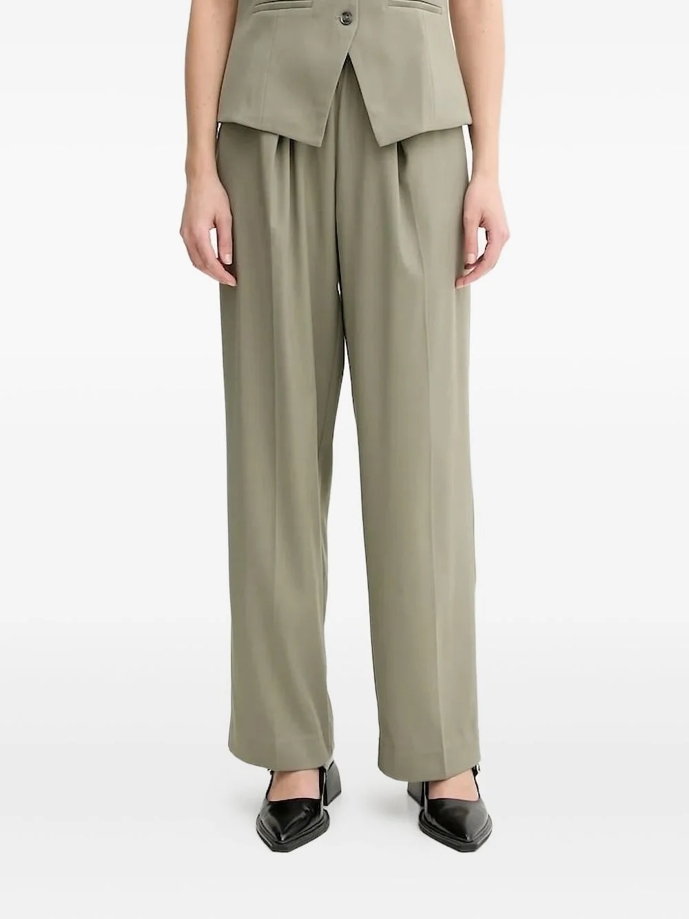 Julia elastic-waist trousers - 1