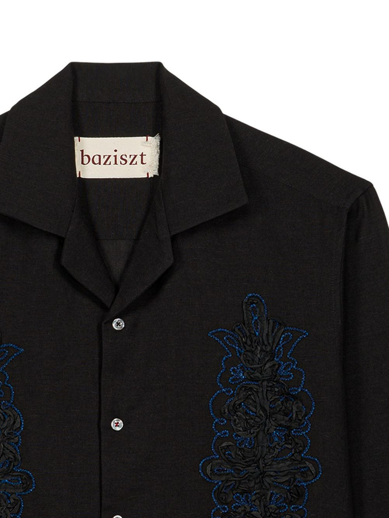 baziszt Duke floral-embroidered shirt outlook