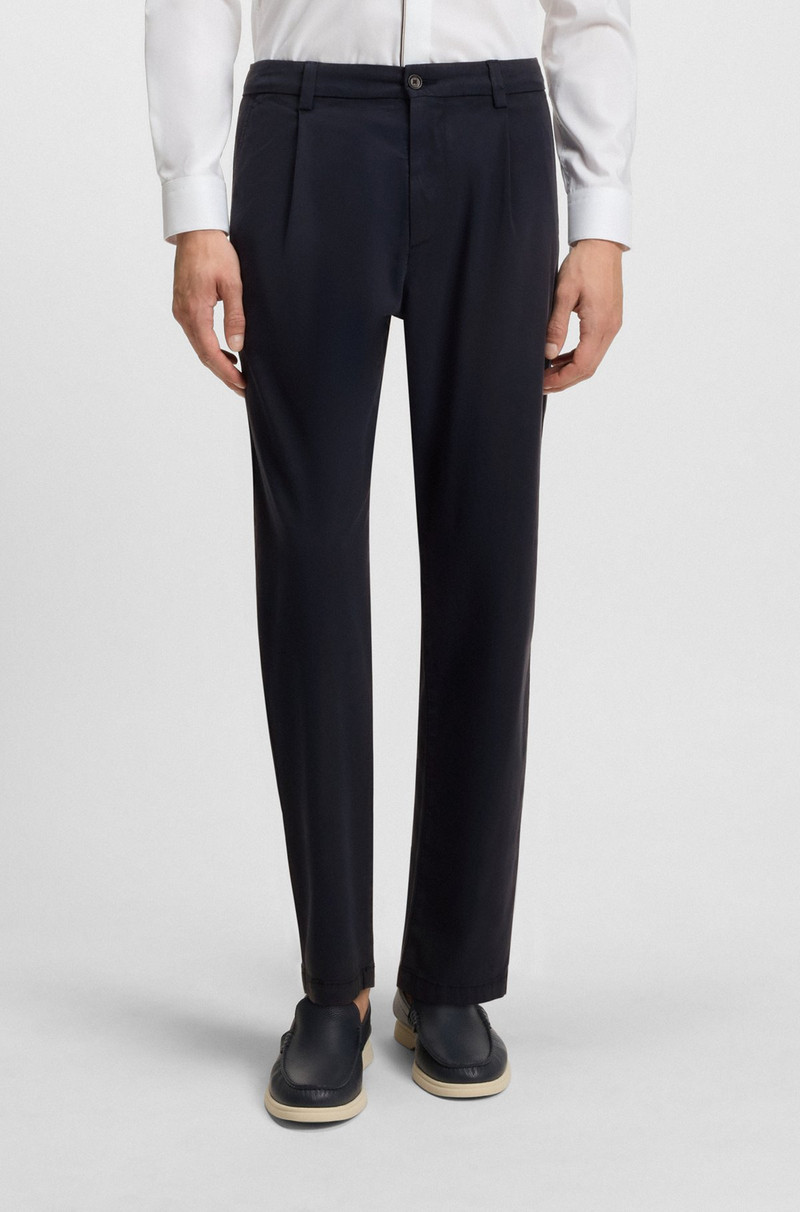 TAPERED-FIT DRAWSTRING PANTS IN STRETCH-COTTON TWILL 2