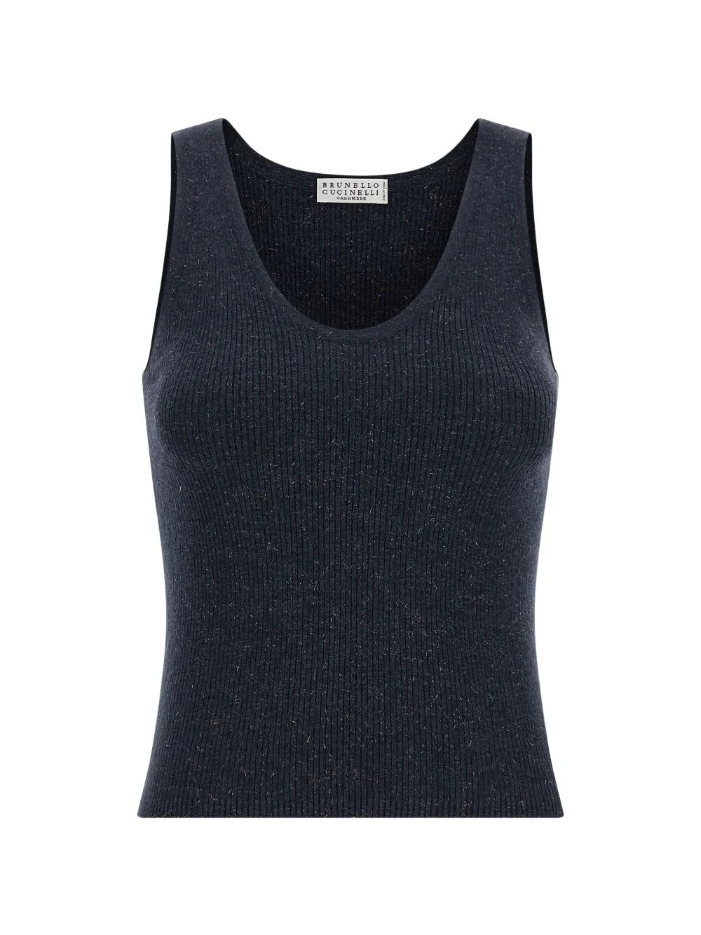 ribbed sparkling tank top - 1