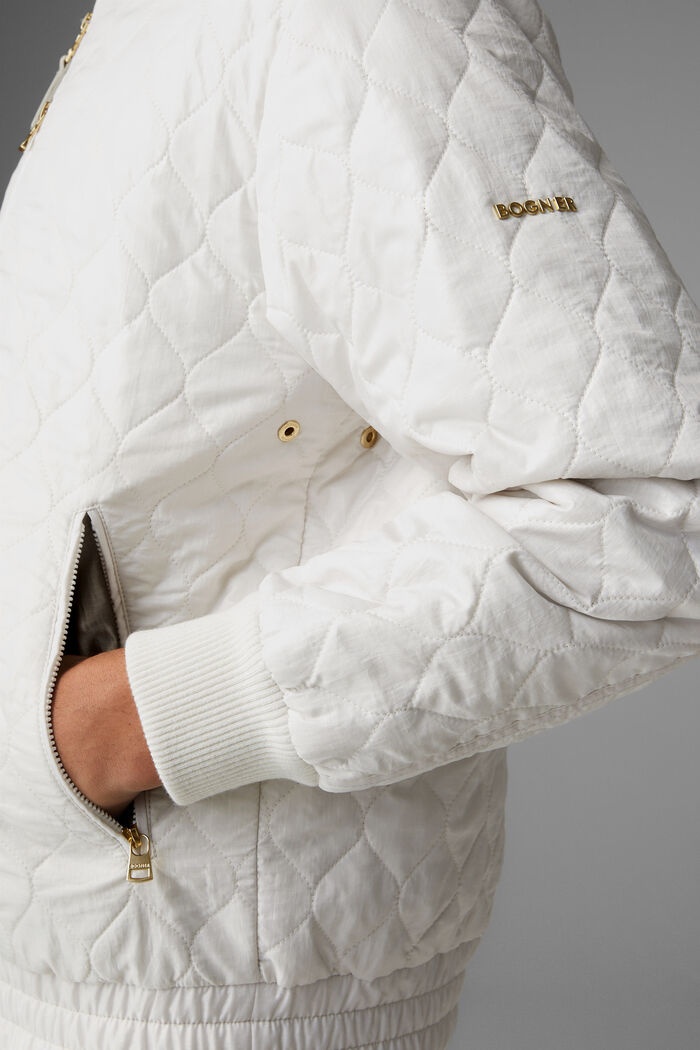 Peter Quilted jacket in Off-white - 5