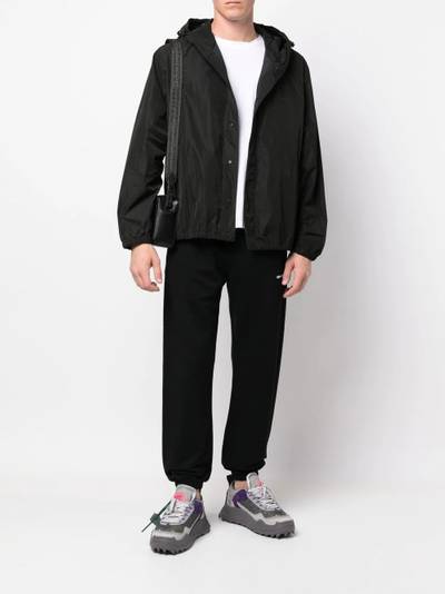 Off-White Diag-stripe hooded jacket outlook