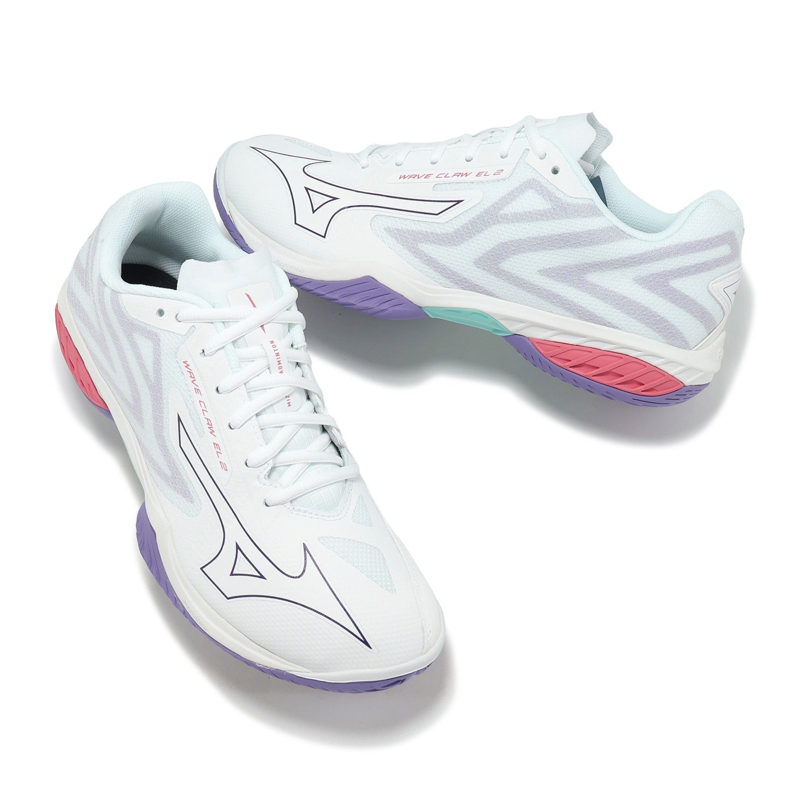 (WMNS) Mizuno Wave Claw EL 2 'White Purple' 71GA258368 - 2