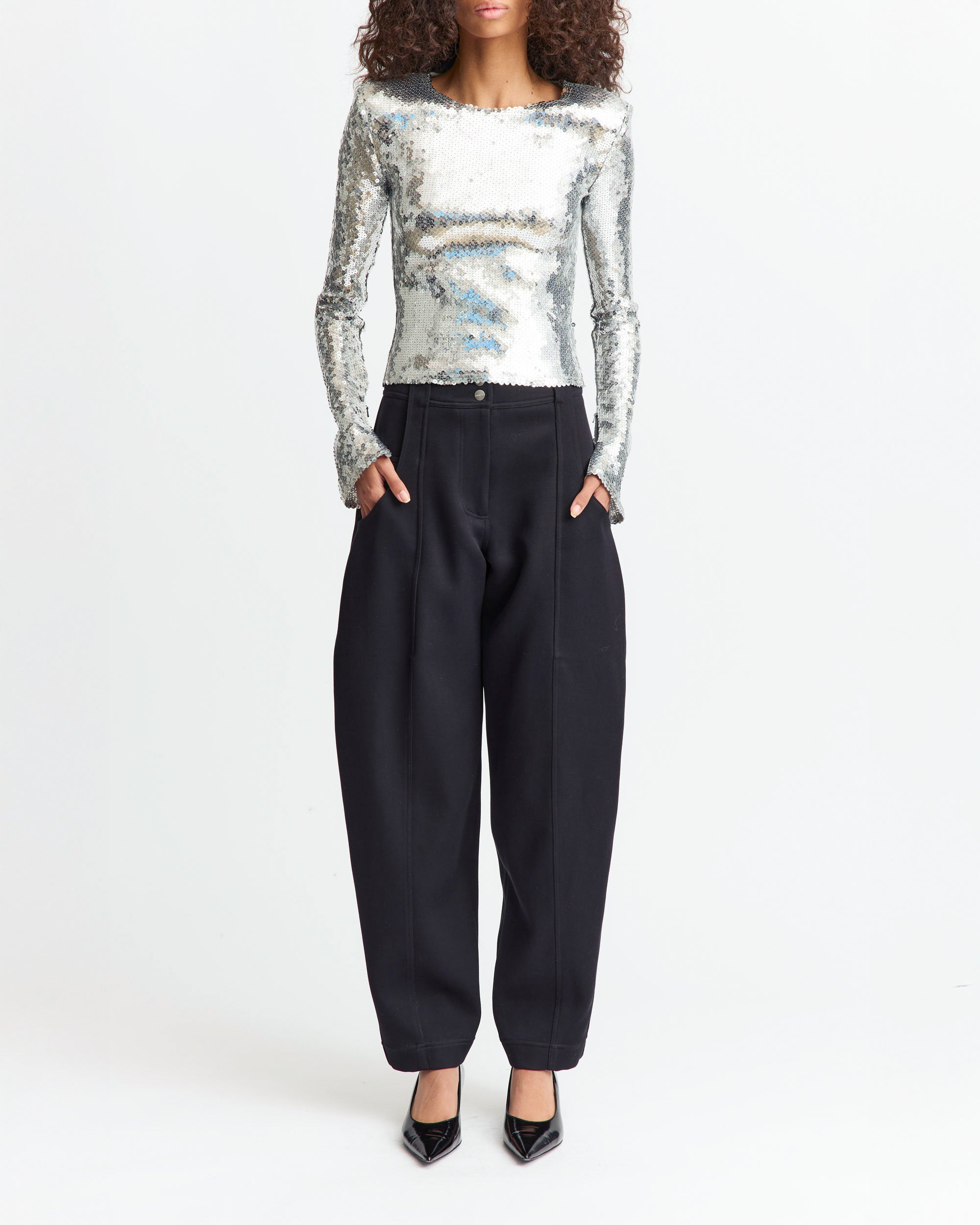 LOIDA TOP IN SEQUIN - 2