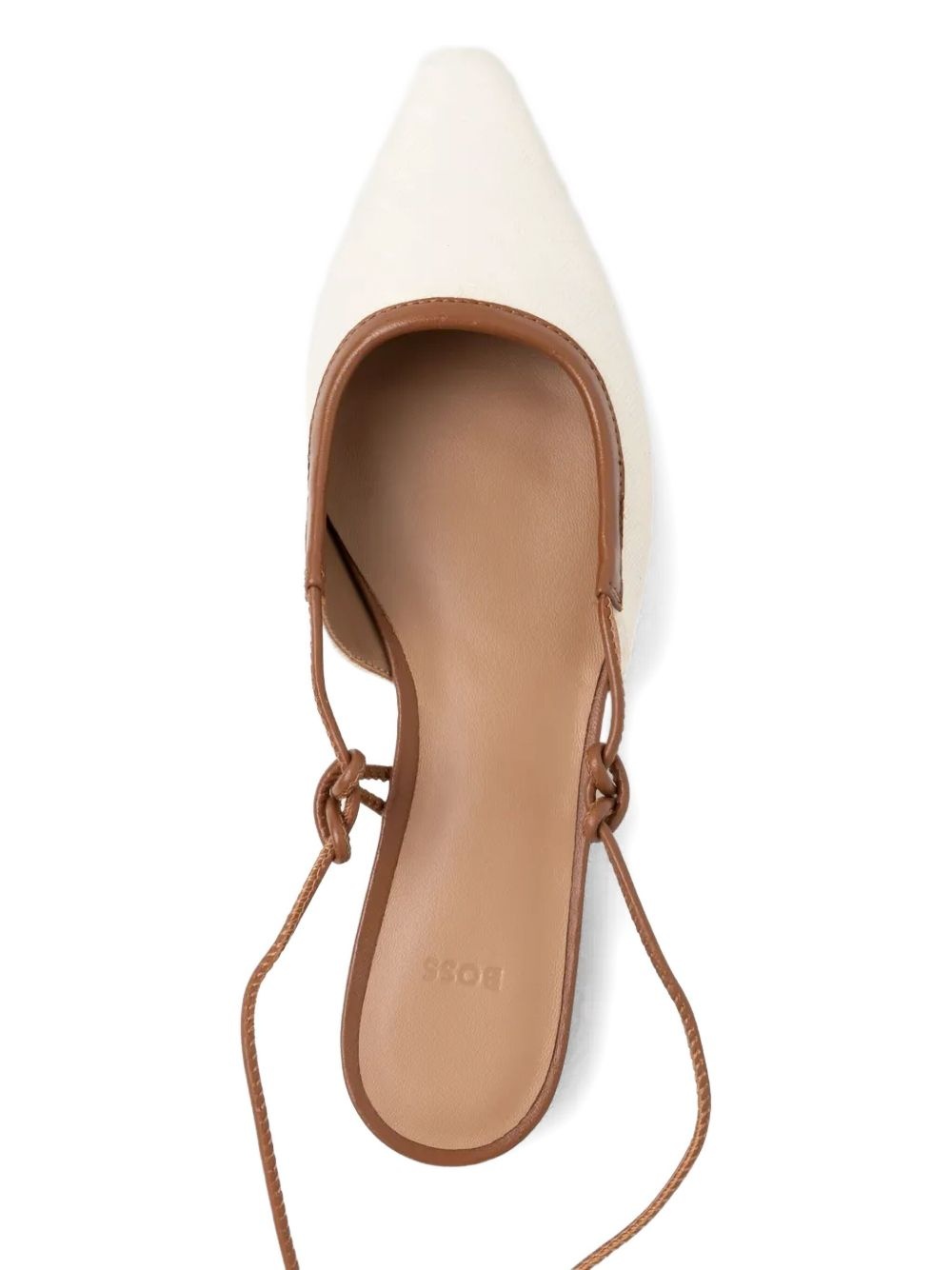 tie-fastening ballerina shoes - 4