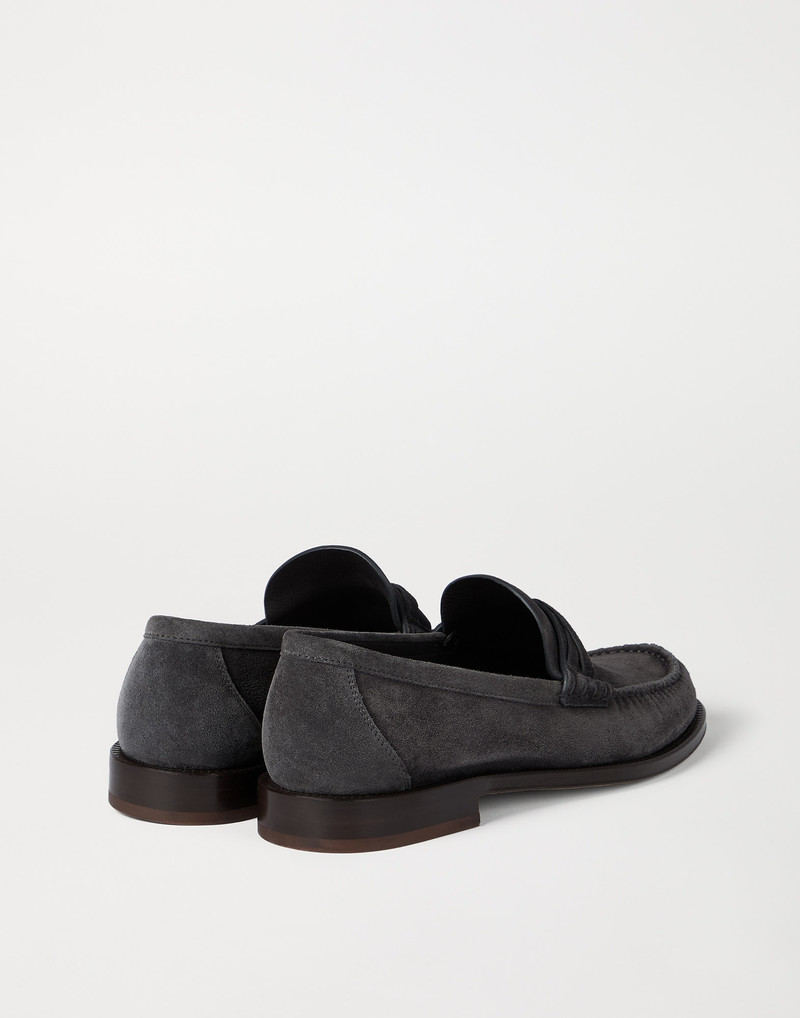Brunello Cucinelli Suede loafers outlook