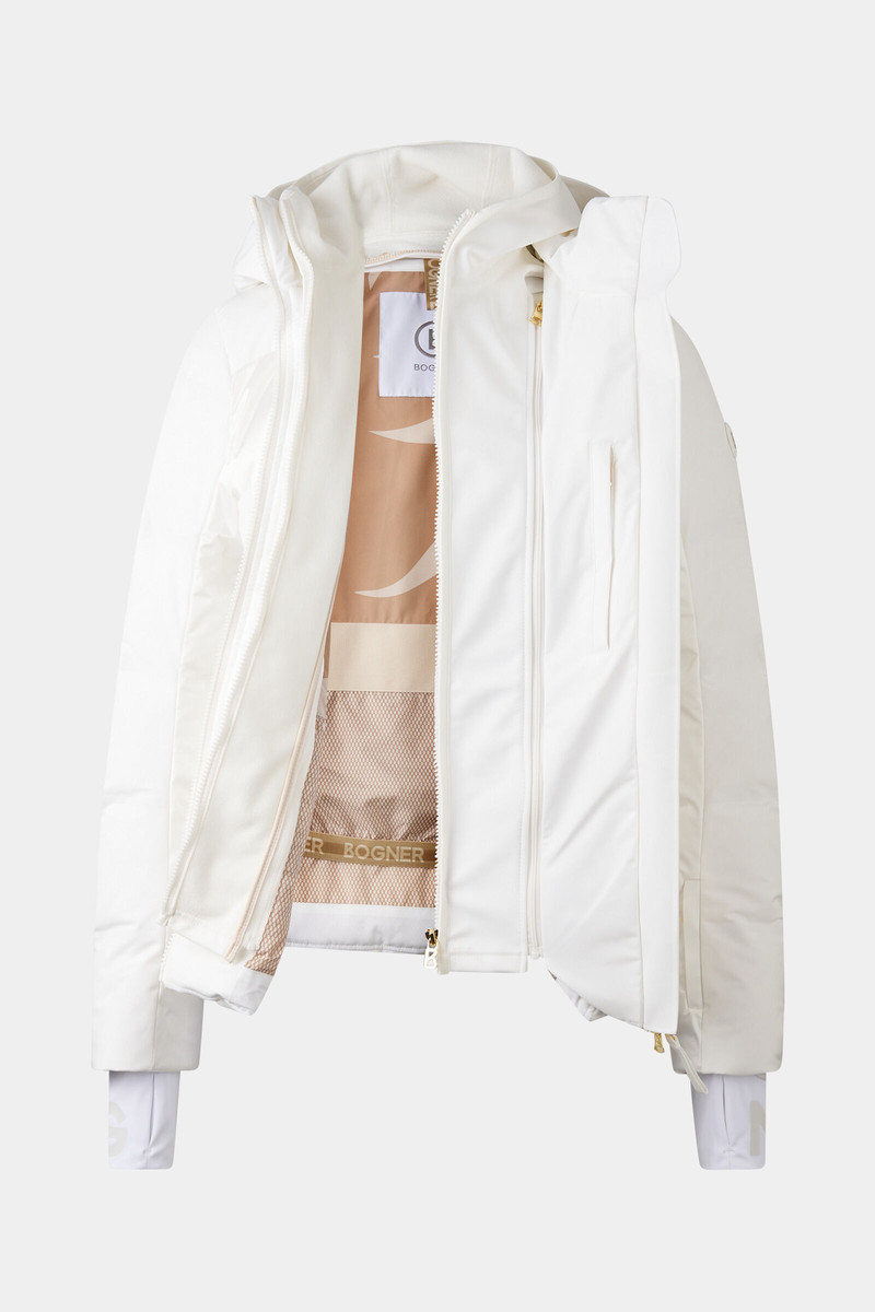 Delin down ski jacket in White 8