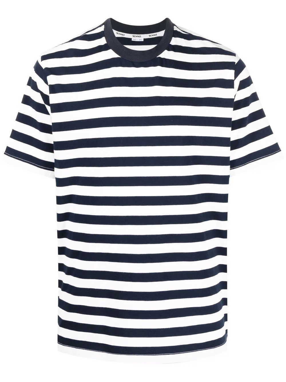 striped print T-shirt - 1