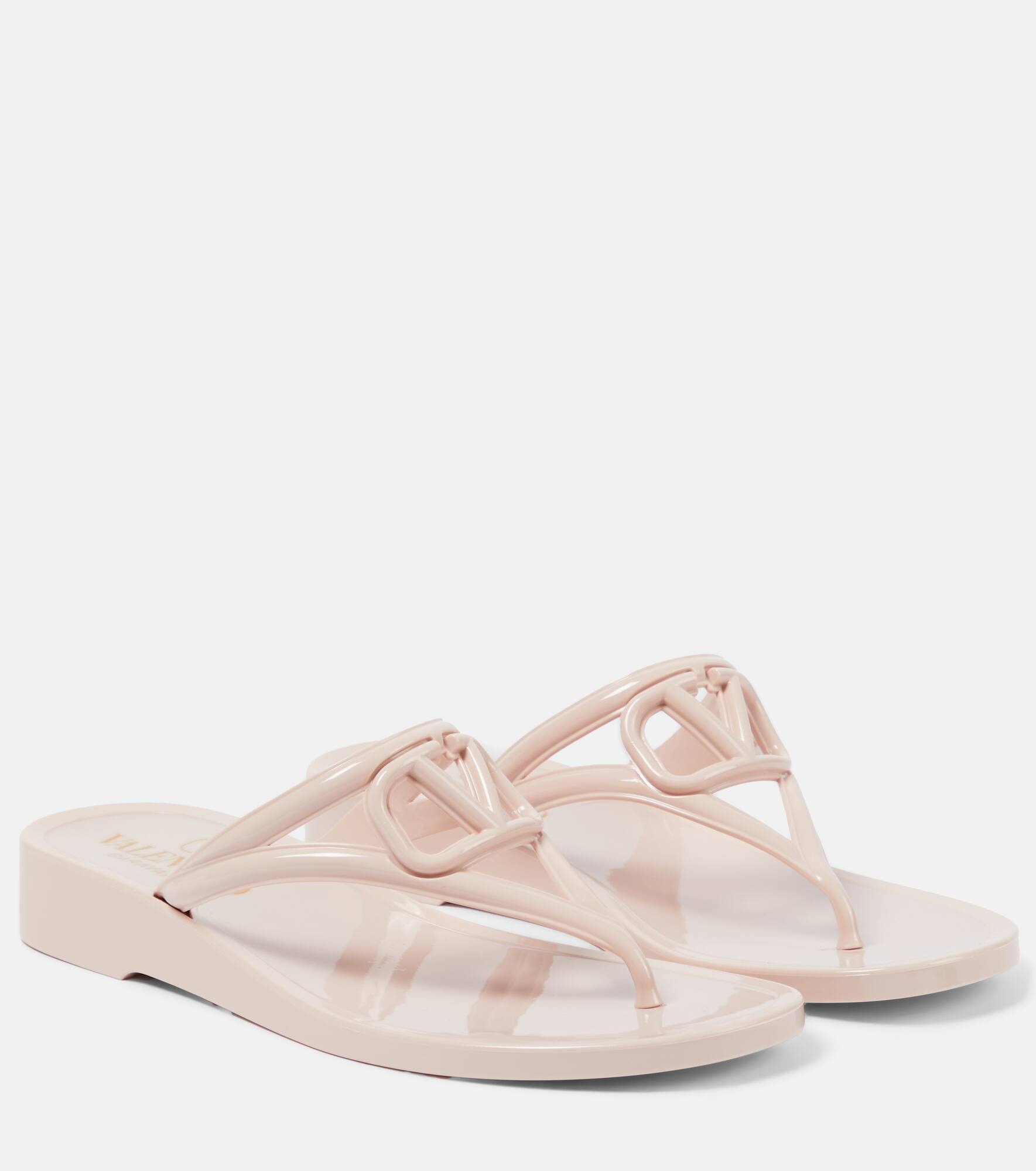 VLogo Signature PVC sandals - 1