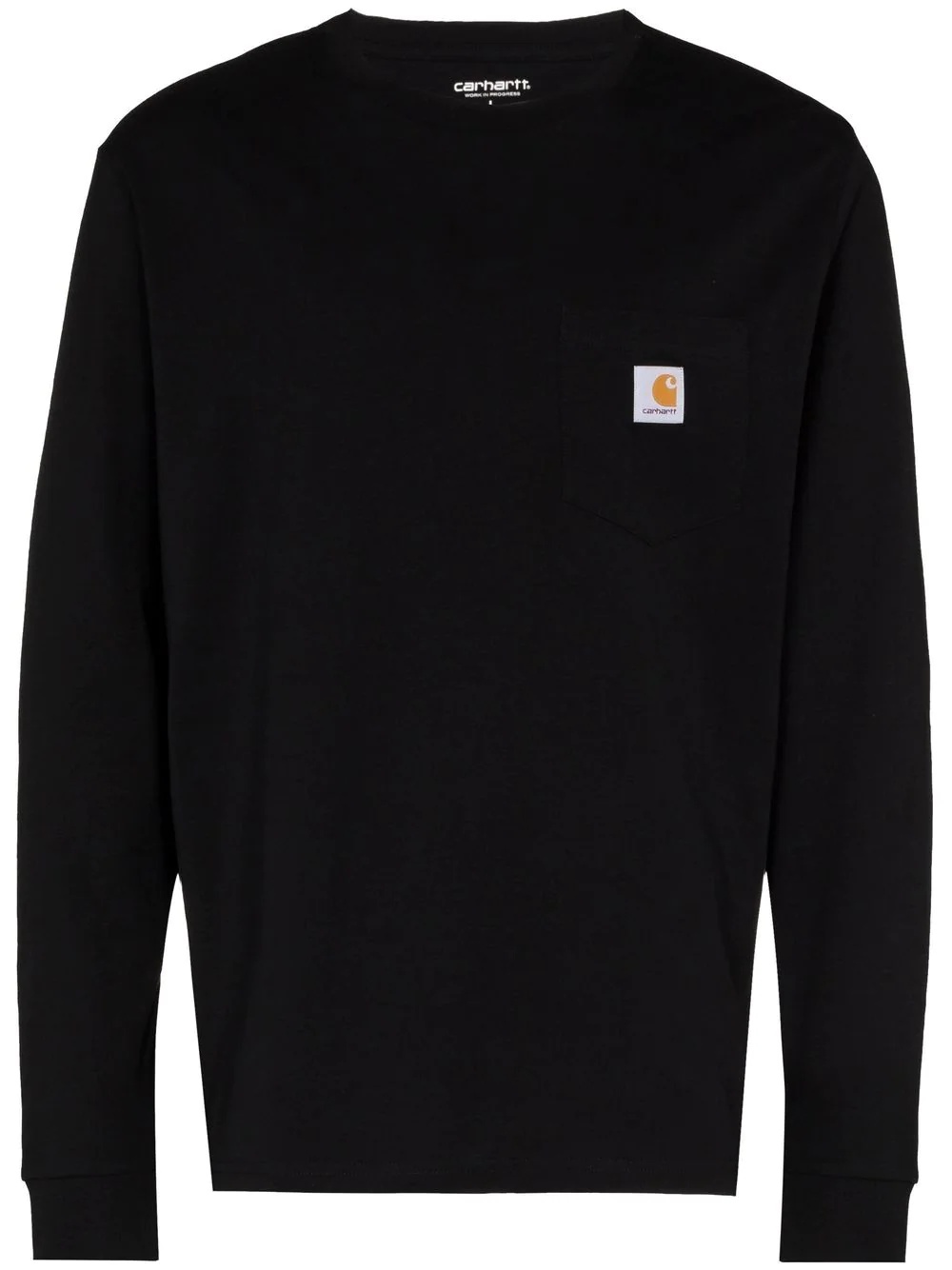 logo-patch long-sleeve T-shirt - 1