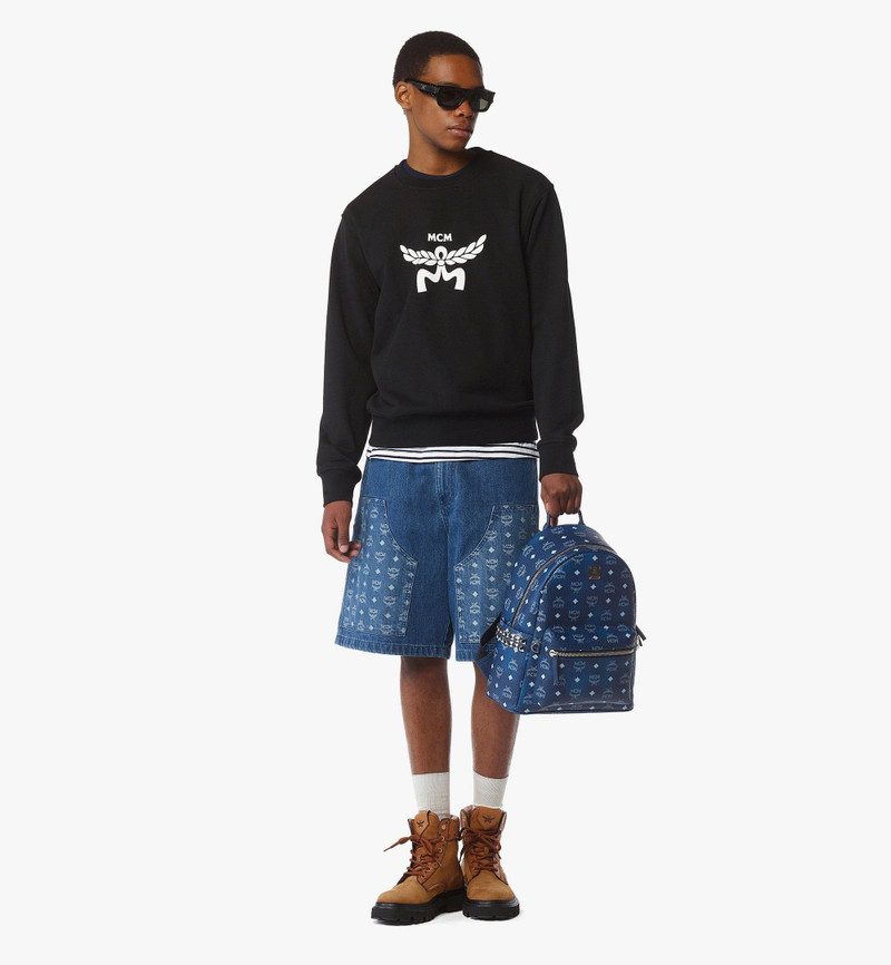 MCM Stark Side Studs Backpack in Visetos outlook