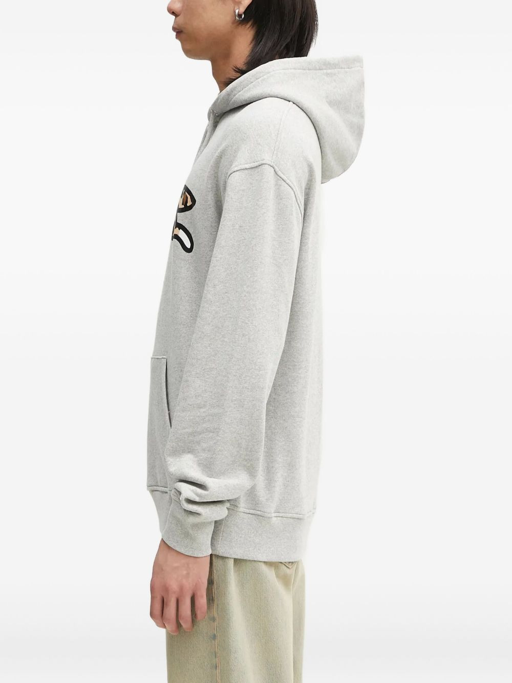 leopard-print hooded sweatshirt - 3