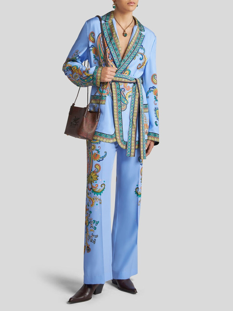 Etro SILK TWILL WRAPAROUND JACKET outlook
