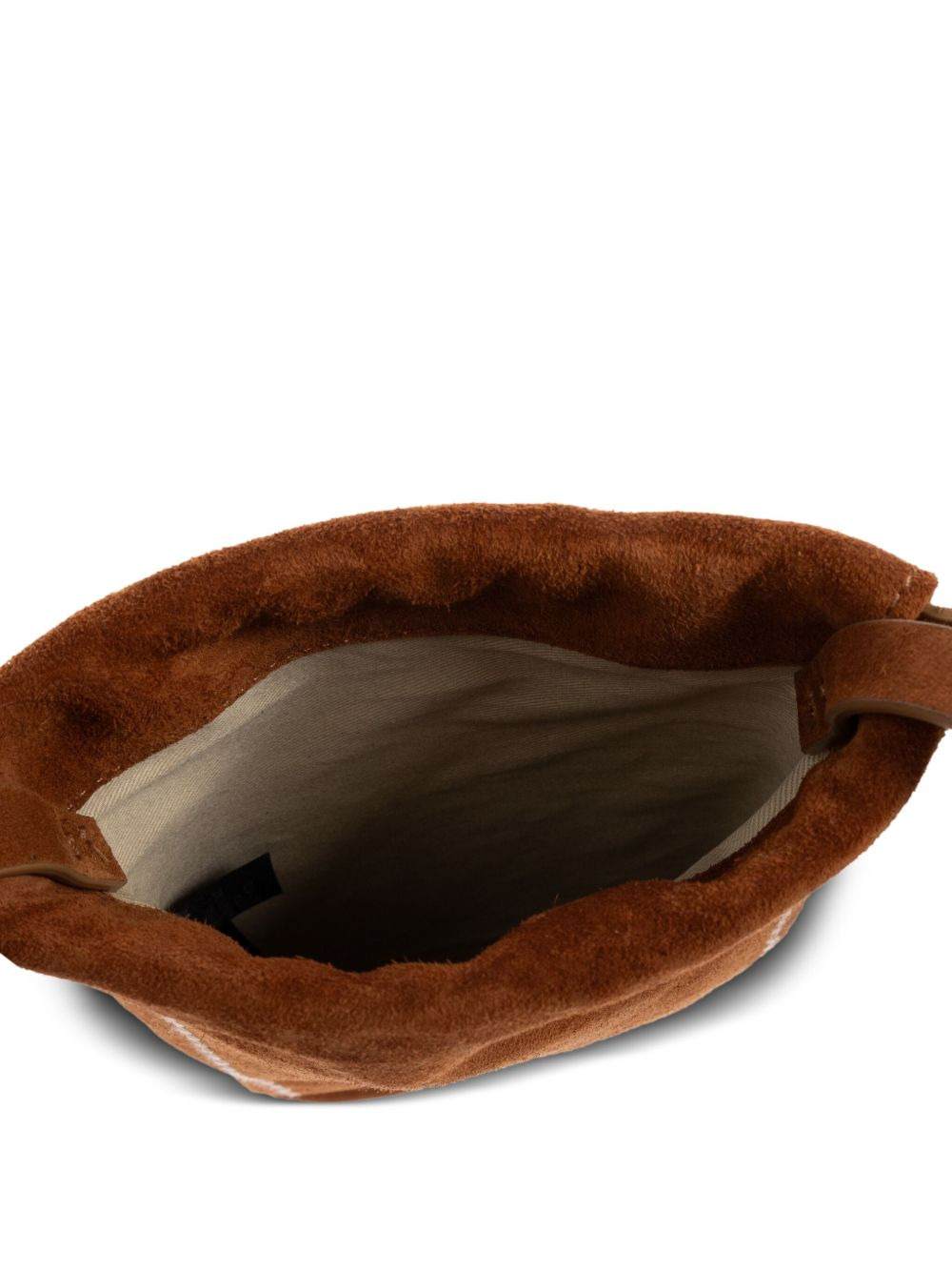drawstring suede-leather cross body bag - 3