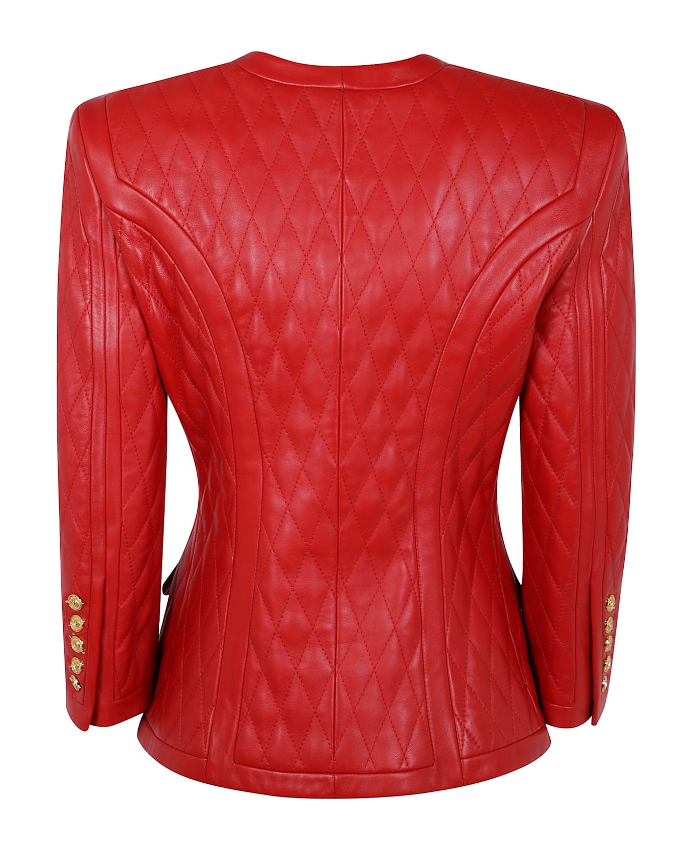 ジャケット BALMAIN SD TO SD 2 PKTS LAMBSKIN QUILTED JACKET Balmain Sd To Sd 2 Pkts Lambskin Quilted Jacket | italist