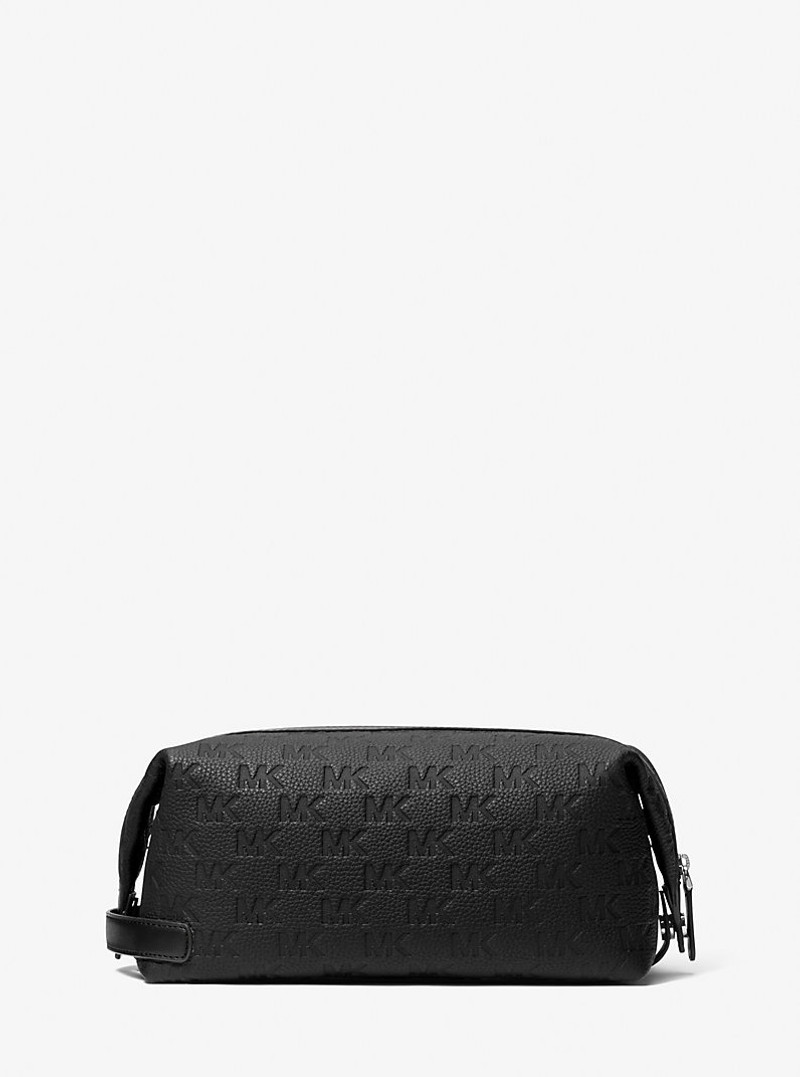 Jet Set Logo Embossed Leather Travel Kit 3
