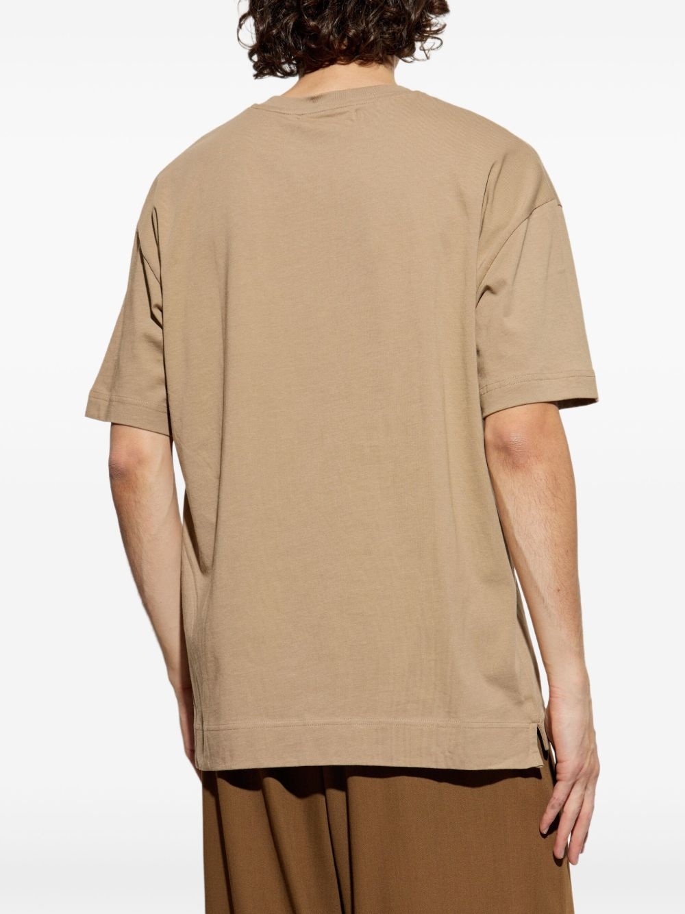 logo-print organic cotton T-shirt - 4