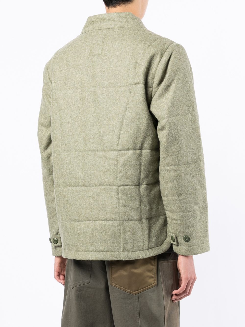 padded tie-waist jacket - 4
