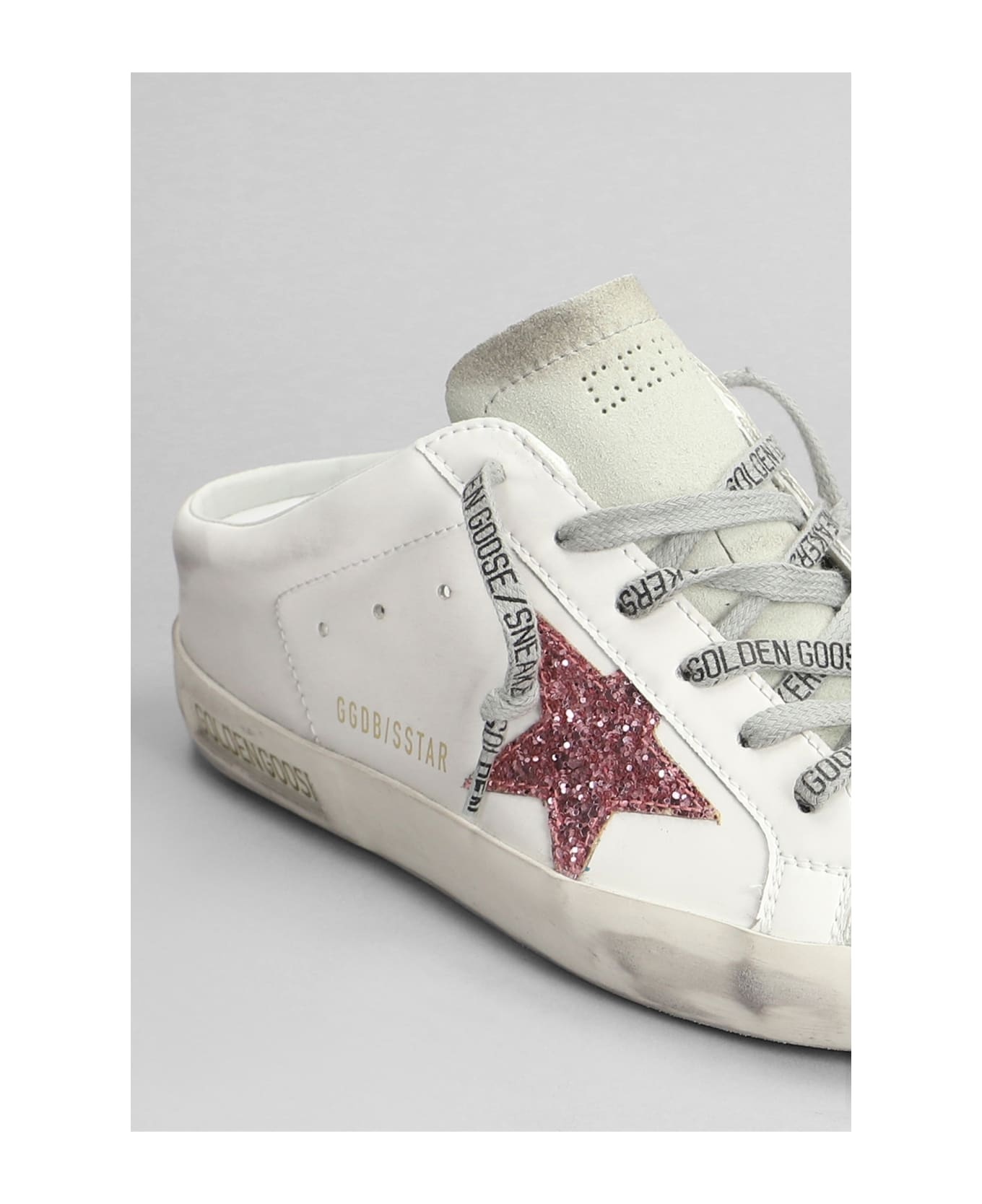 Bio Based Sneakers In White Suede And Leather - 5