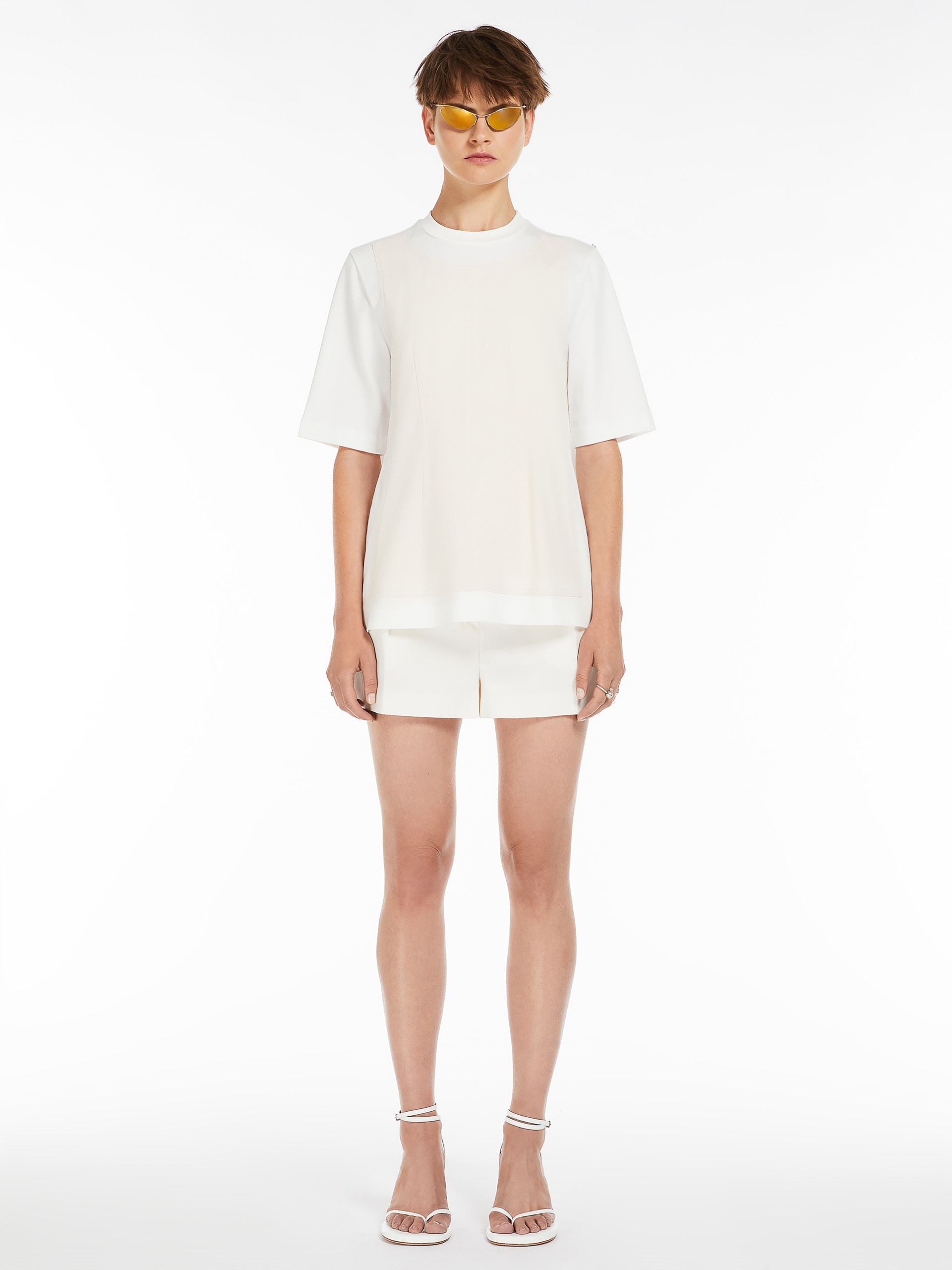 UNICO Washed cotton shorts - 2