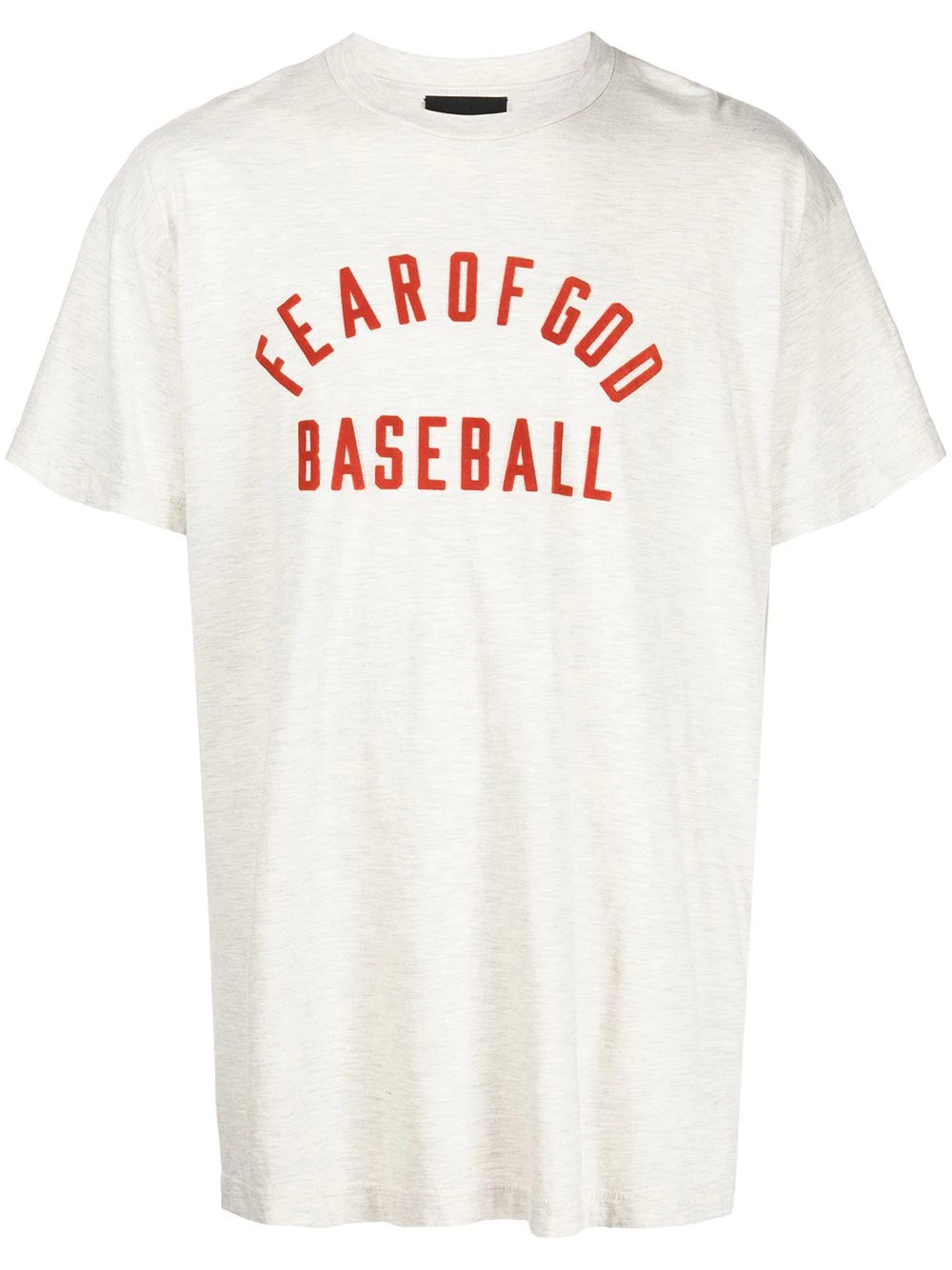 logo-print baseball T-shirt - 1