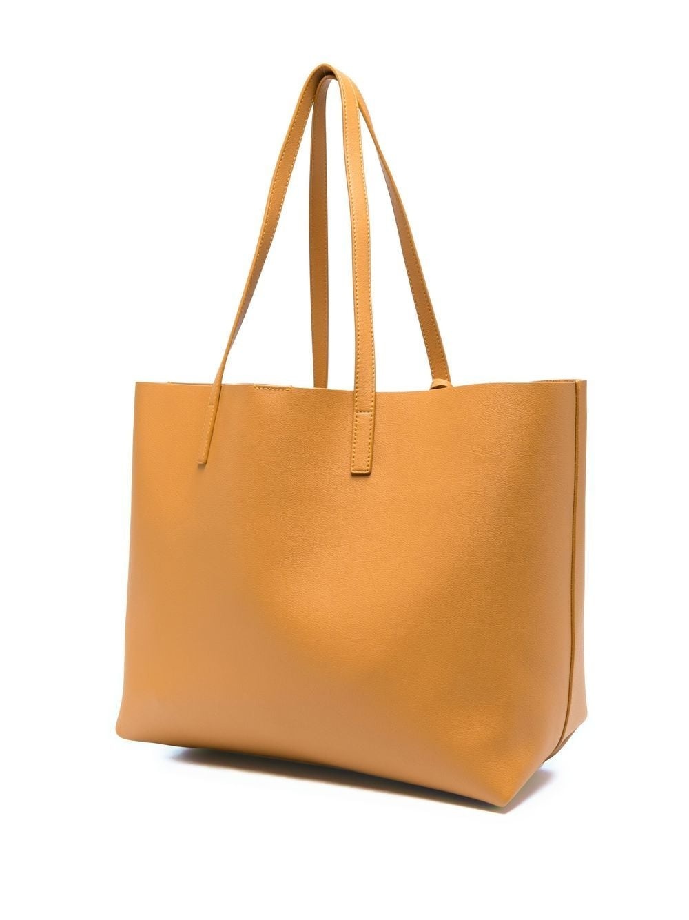 East West leather tote bag - 4