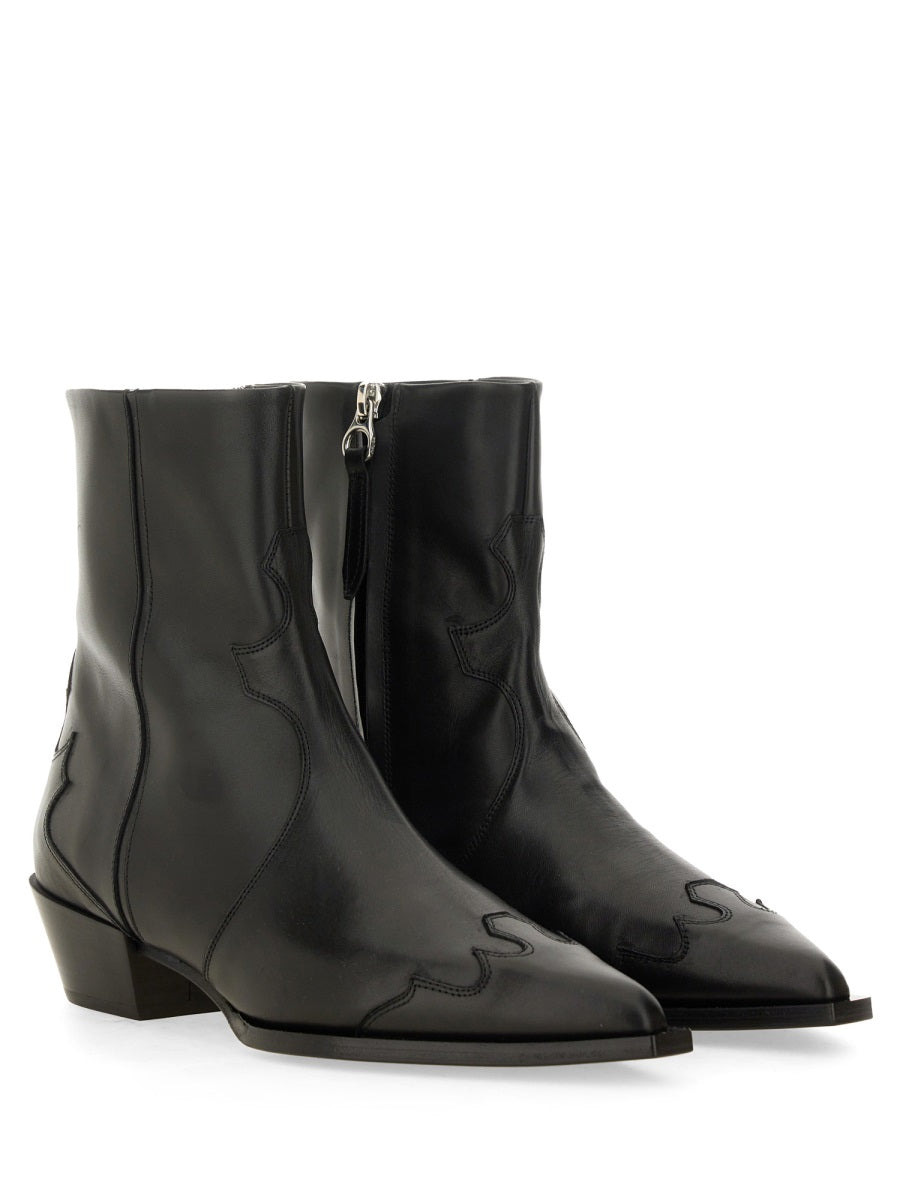 Aeyde Women Leather Boot - 2