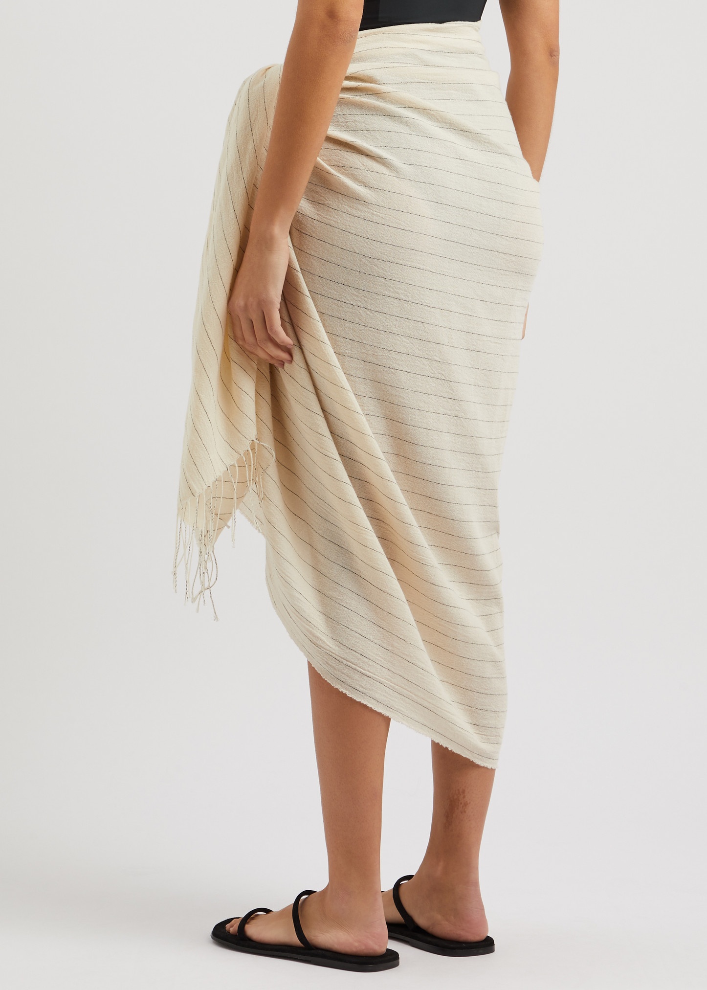 Pinstriped cotton sarong - 3