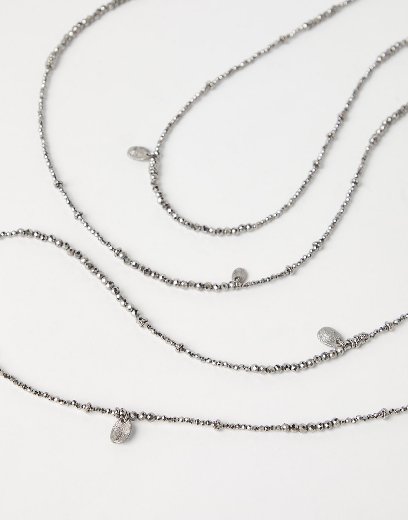 Brunello Cucinelli Hematite and Sterling Silver bracelet outlook