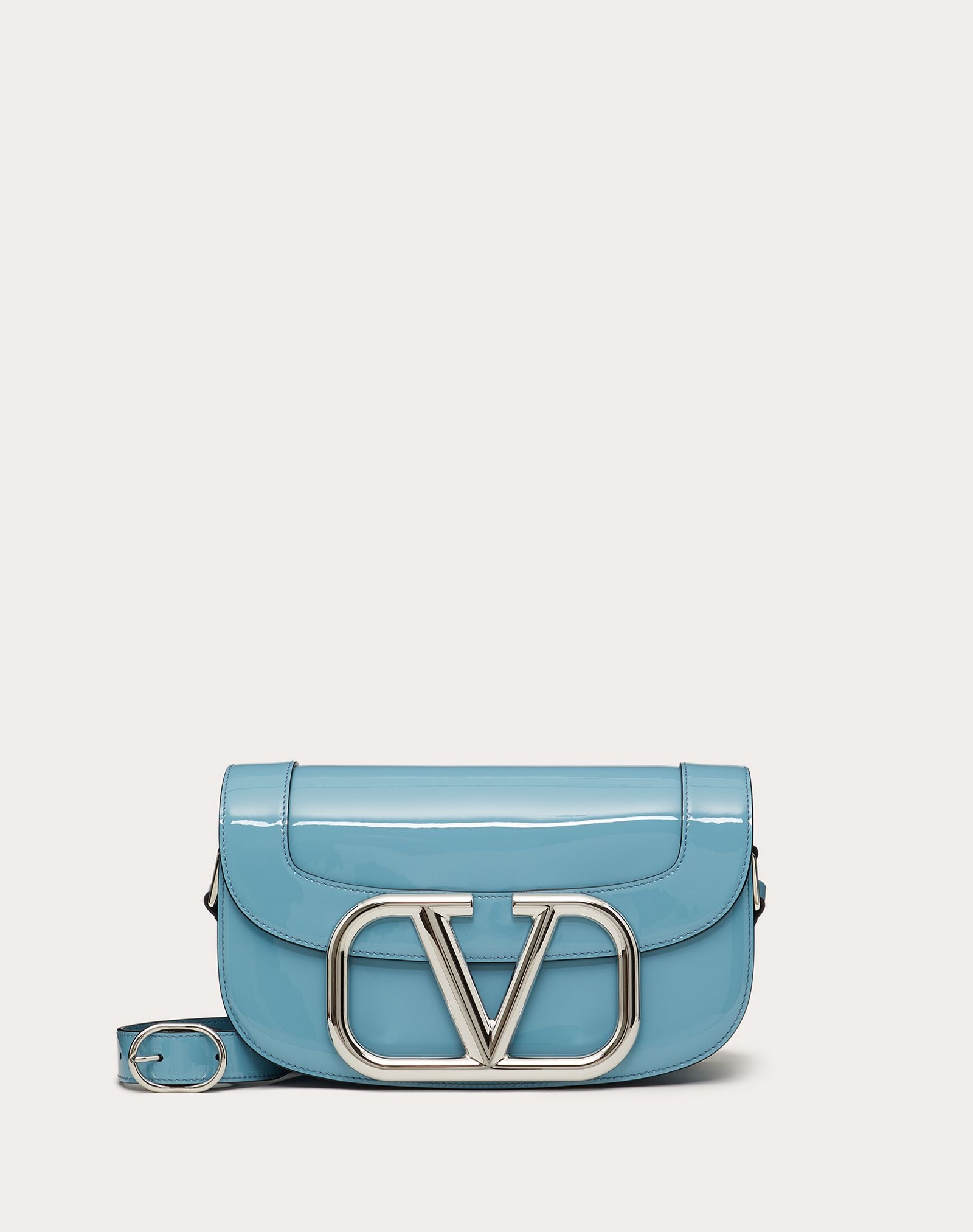 Supervee Patent Crossbody Bag - 1