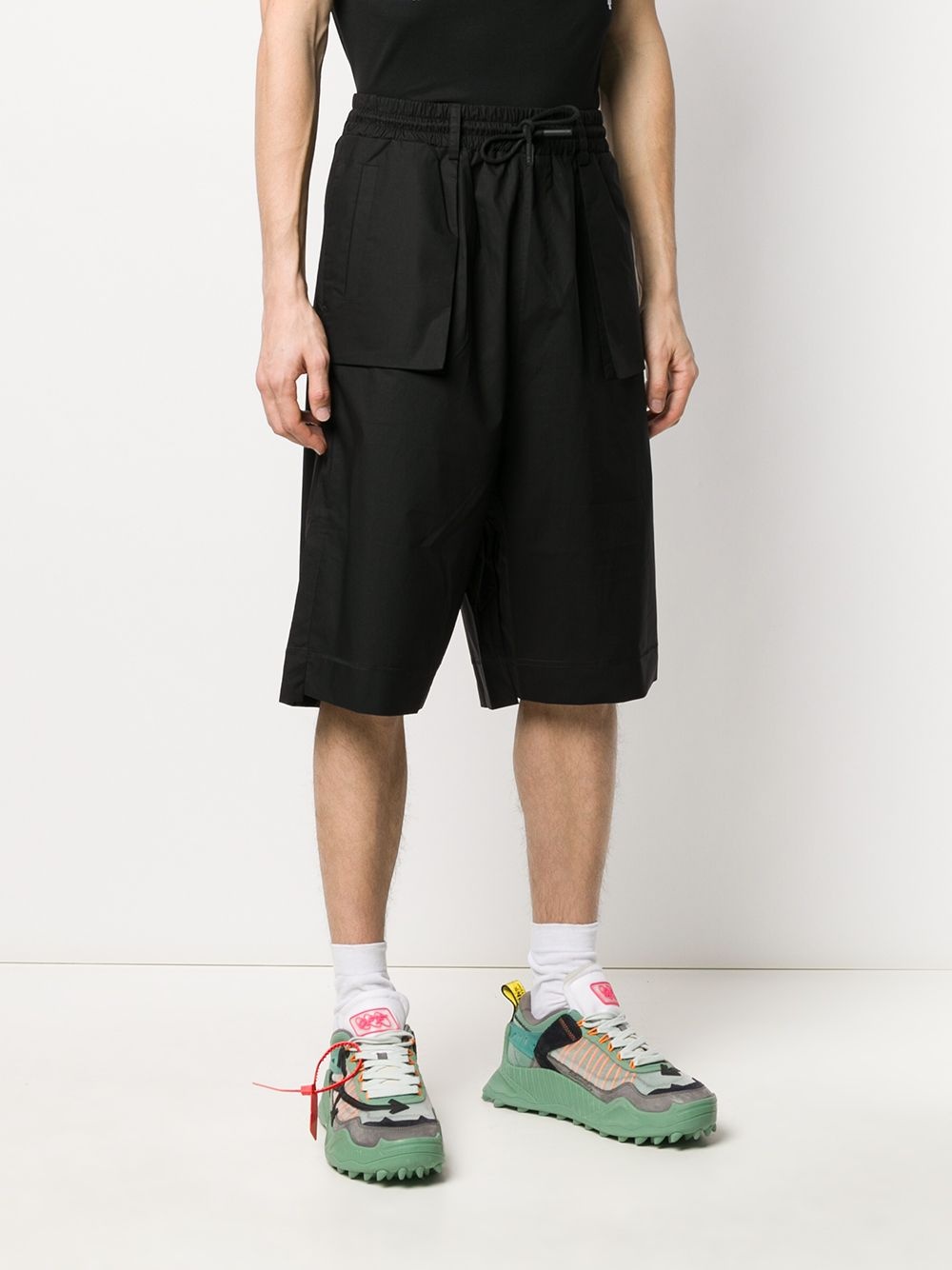 exposed-pocket bermuda shorts - 3