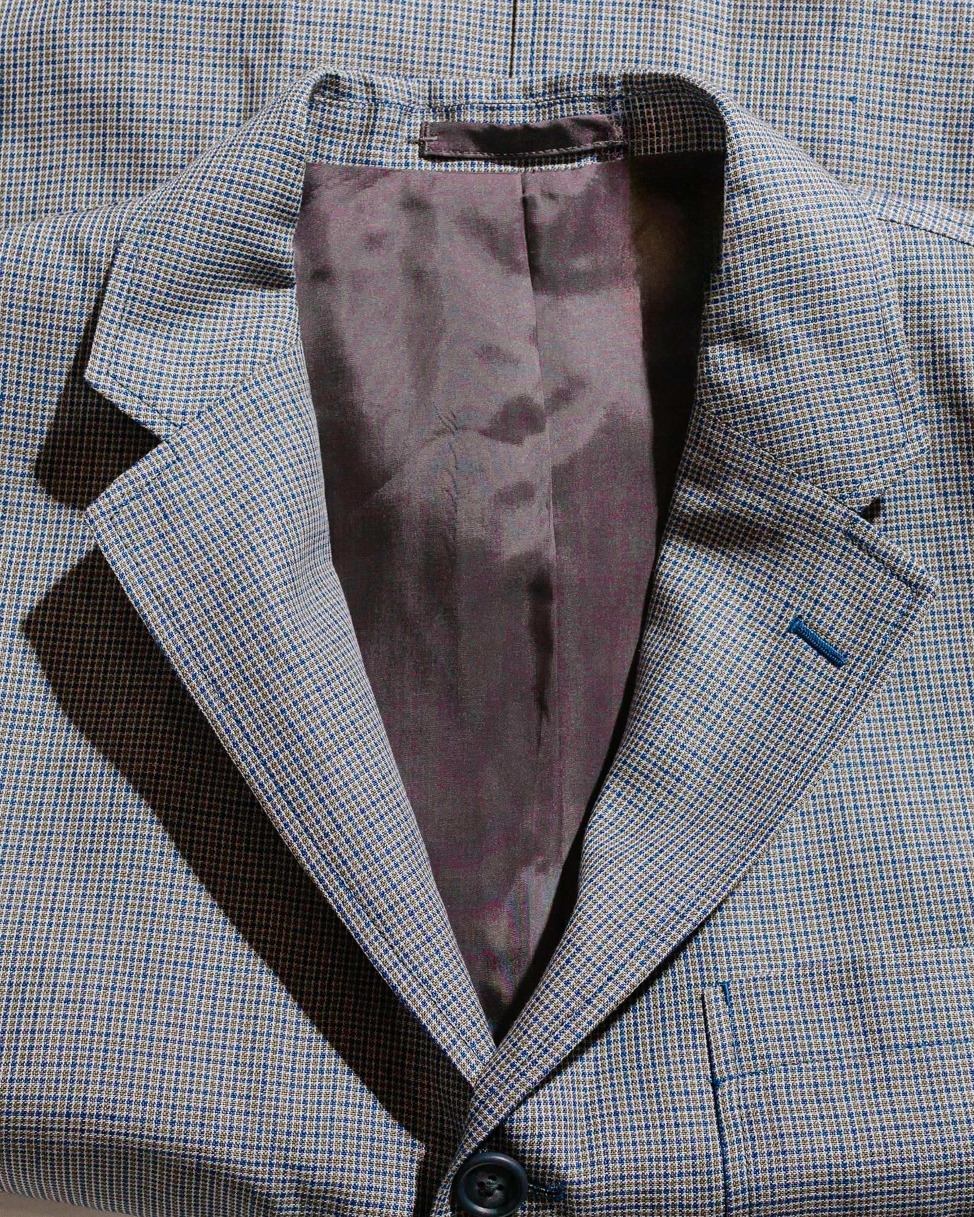 3B Box-Fit Linen Cupra Gun Club Check Grey - 5