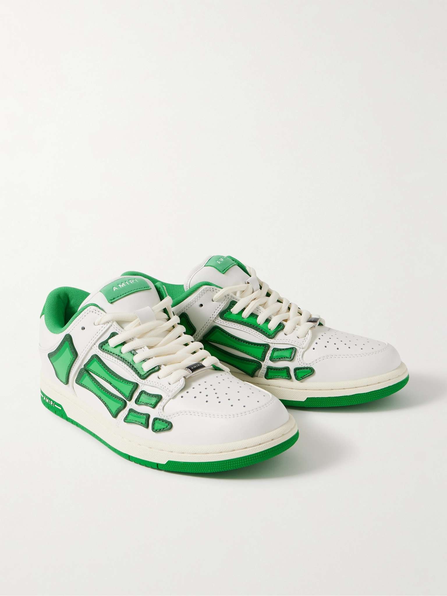 Skel-Top Leather Sneakers - 4