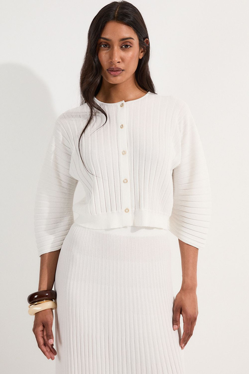 Pleated Rib Knitted Skirt 3