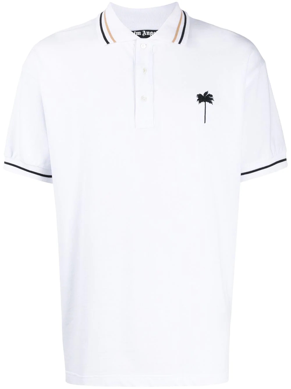 palm tree polo shirt - 1