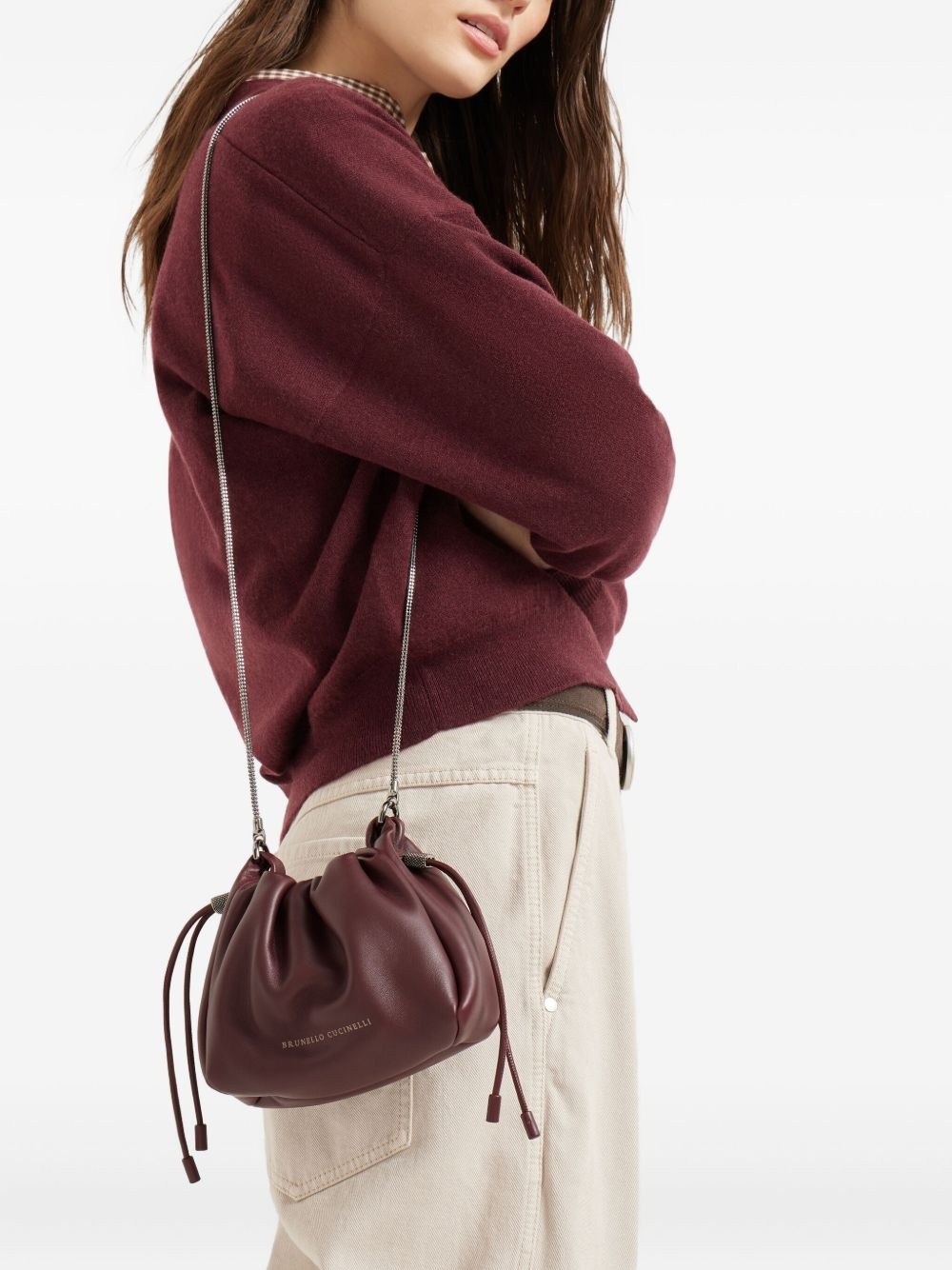 Mellow Mini drawstring bucket bag - 2