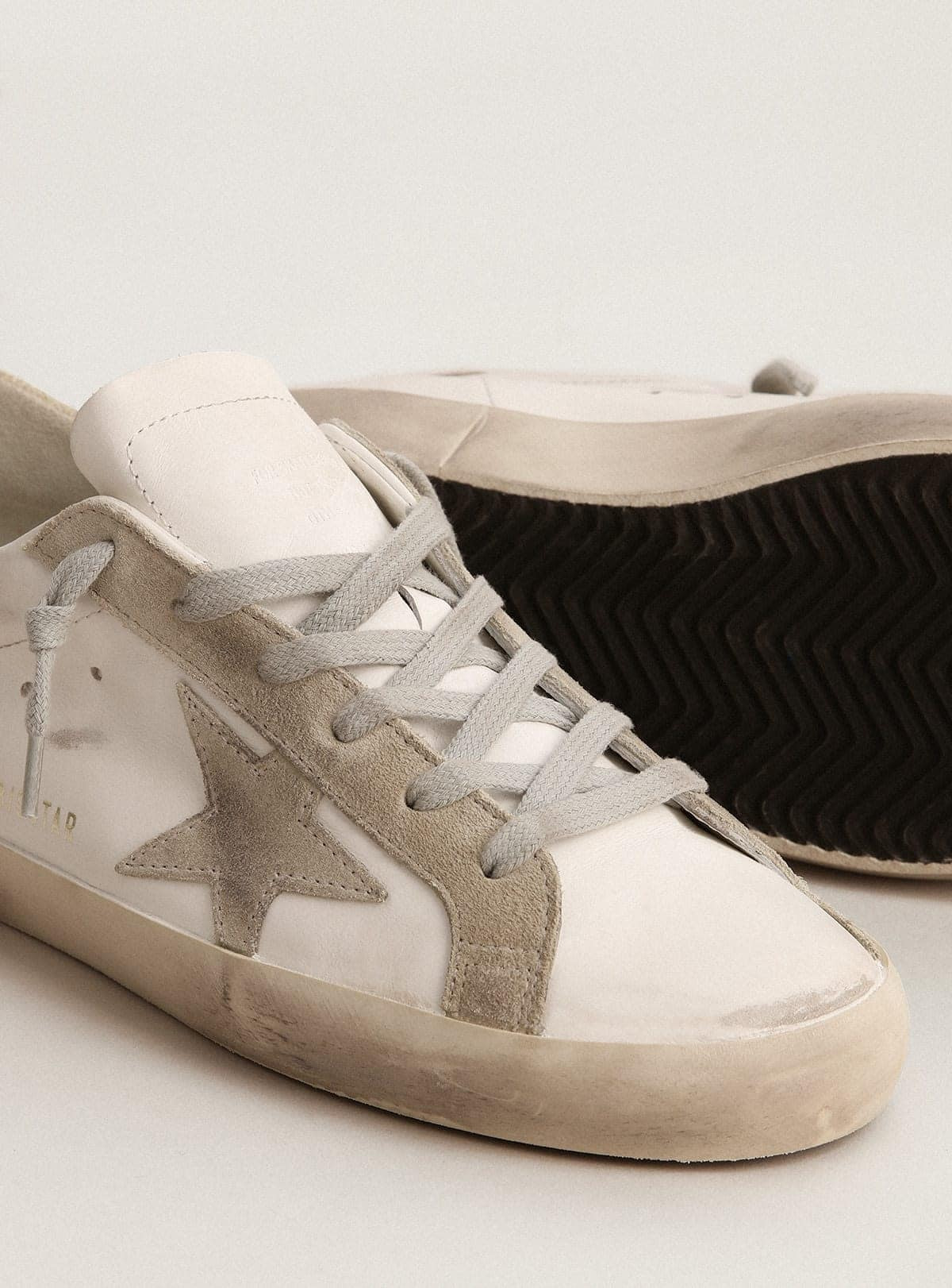 Men’s Super-Star with gray suede star and heel tab - 3
