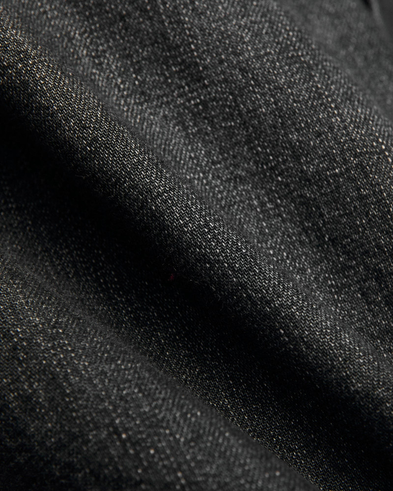 Hayes Pearl Snap Shirt in Washed Black 3