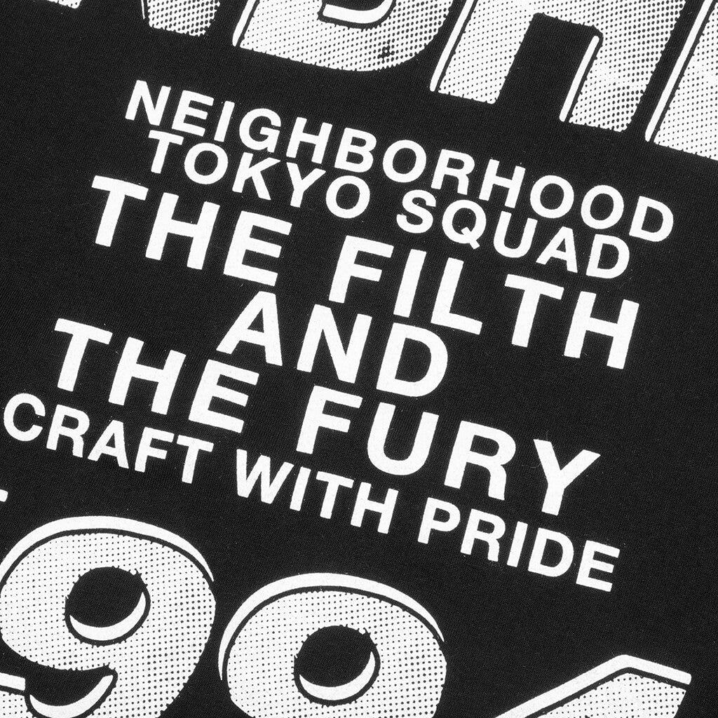 NEIGHBORHOOD NH-5 / C-TEE . LS - BLACK - 4