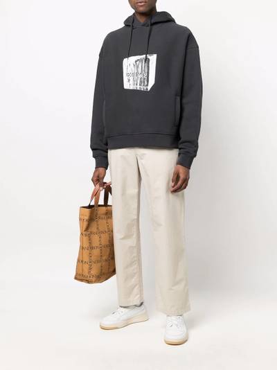 JACQUEMUS logo-print cotton hoodie outlook