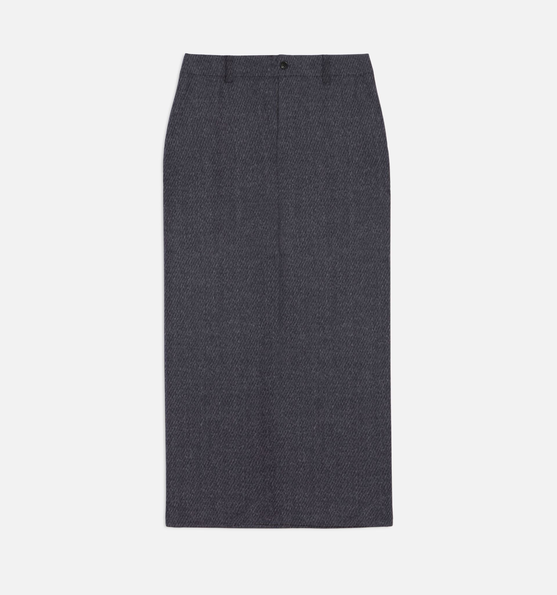 Pencil Skirt With Slits - 2