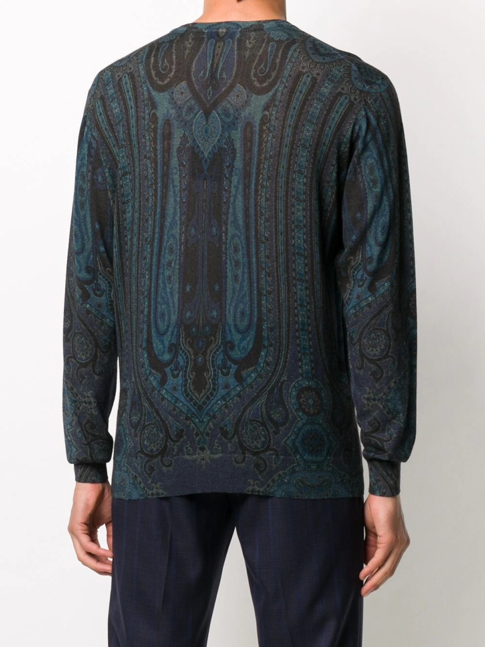 paisley-print sweatshirt - 4