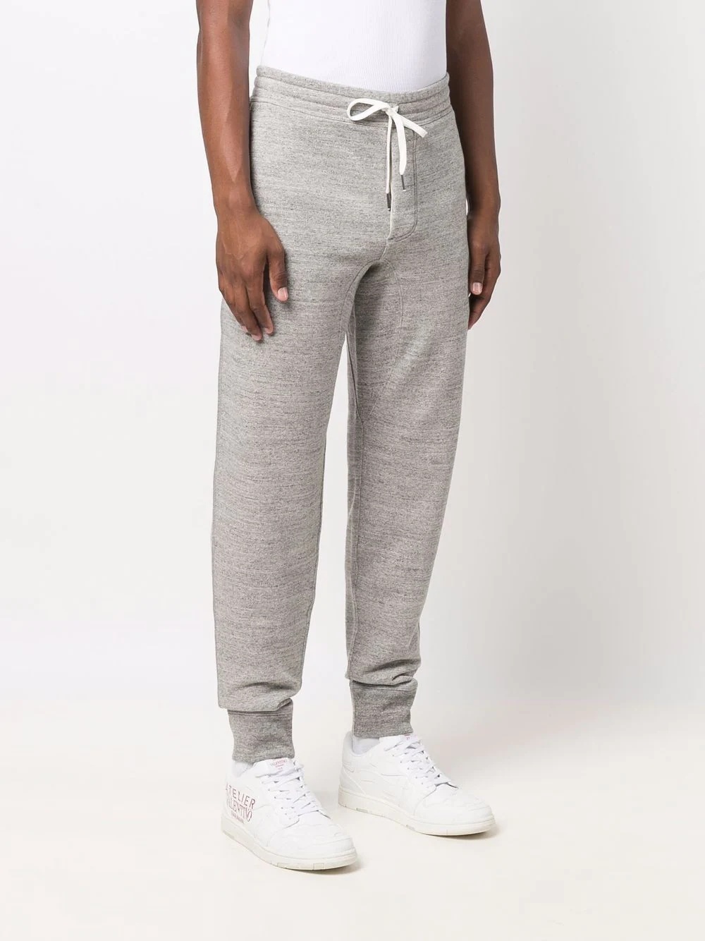 mélange-effect track pants - 3